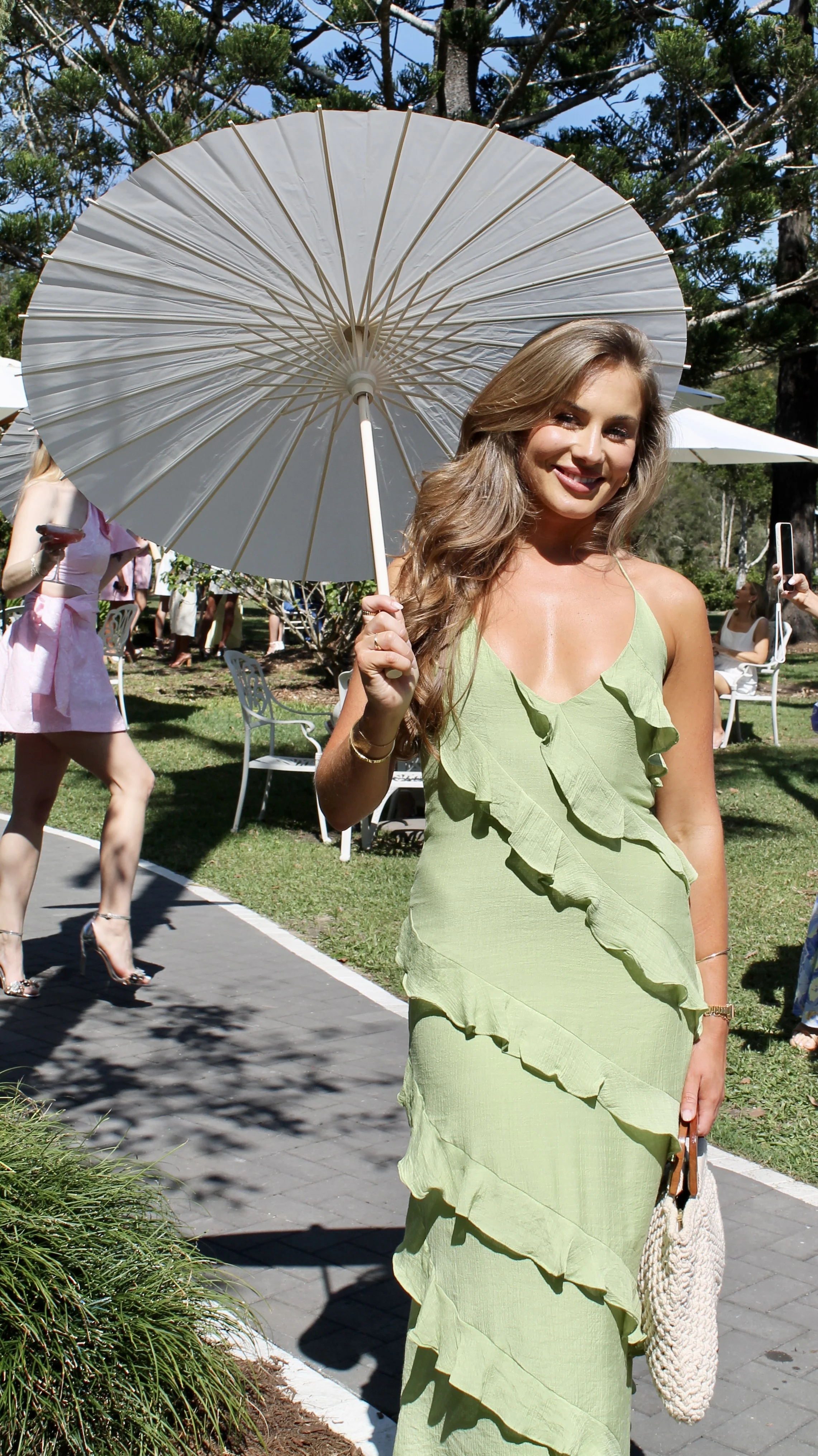 Sophia Maxi Dress - Lime