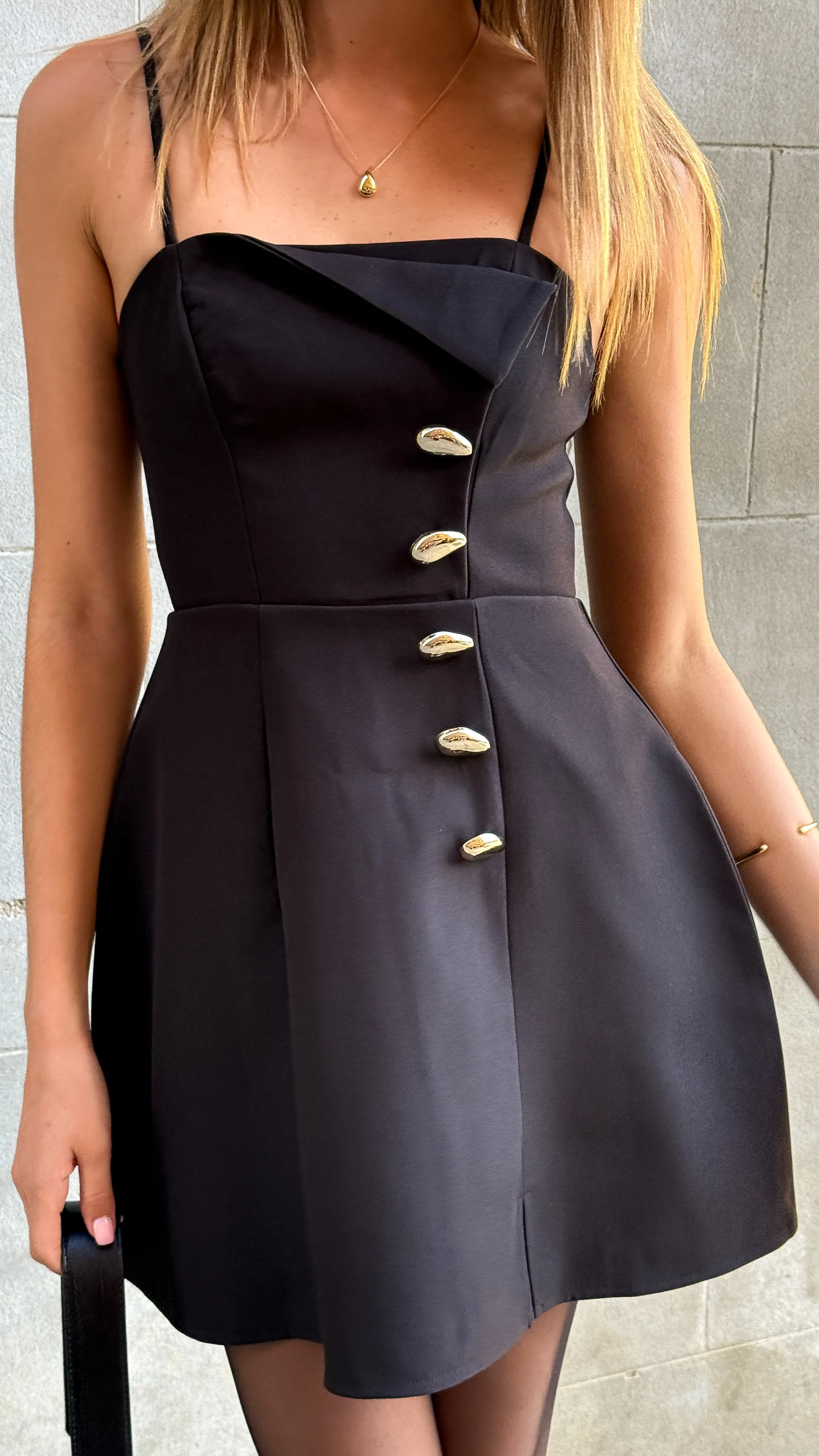 Zata Mini Dress - Black