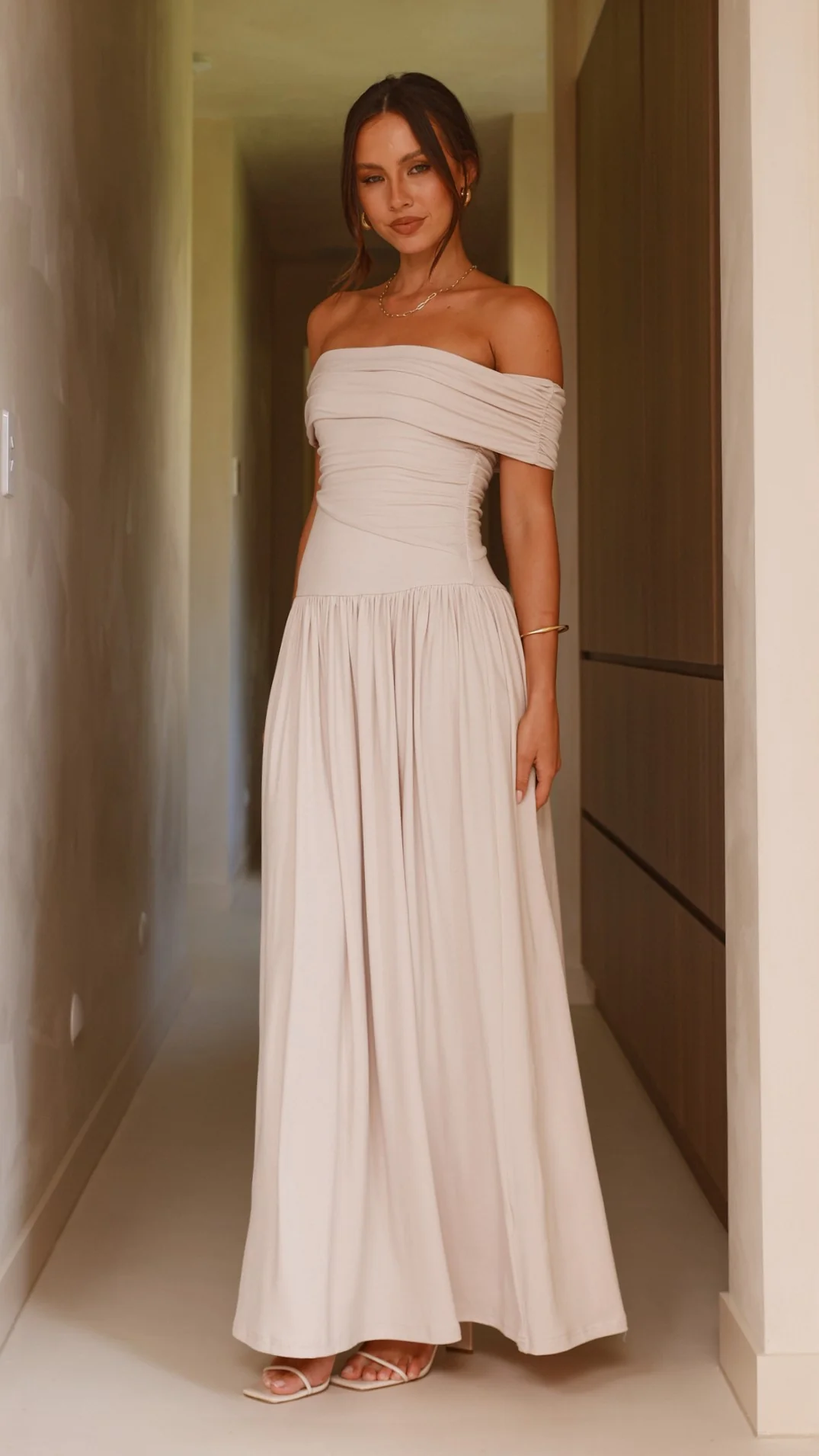 Manalla Maxi Dress - Stone