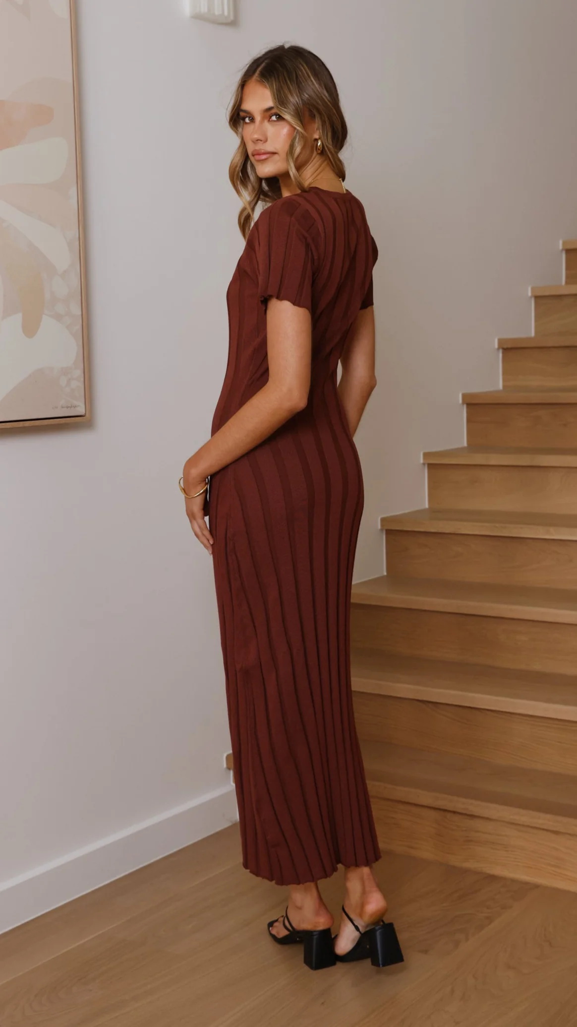 Mari Maxi Dress - Chocolate