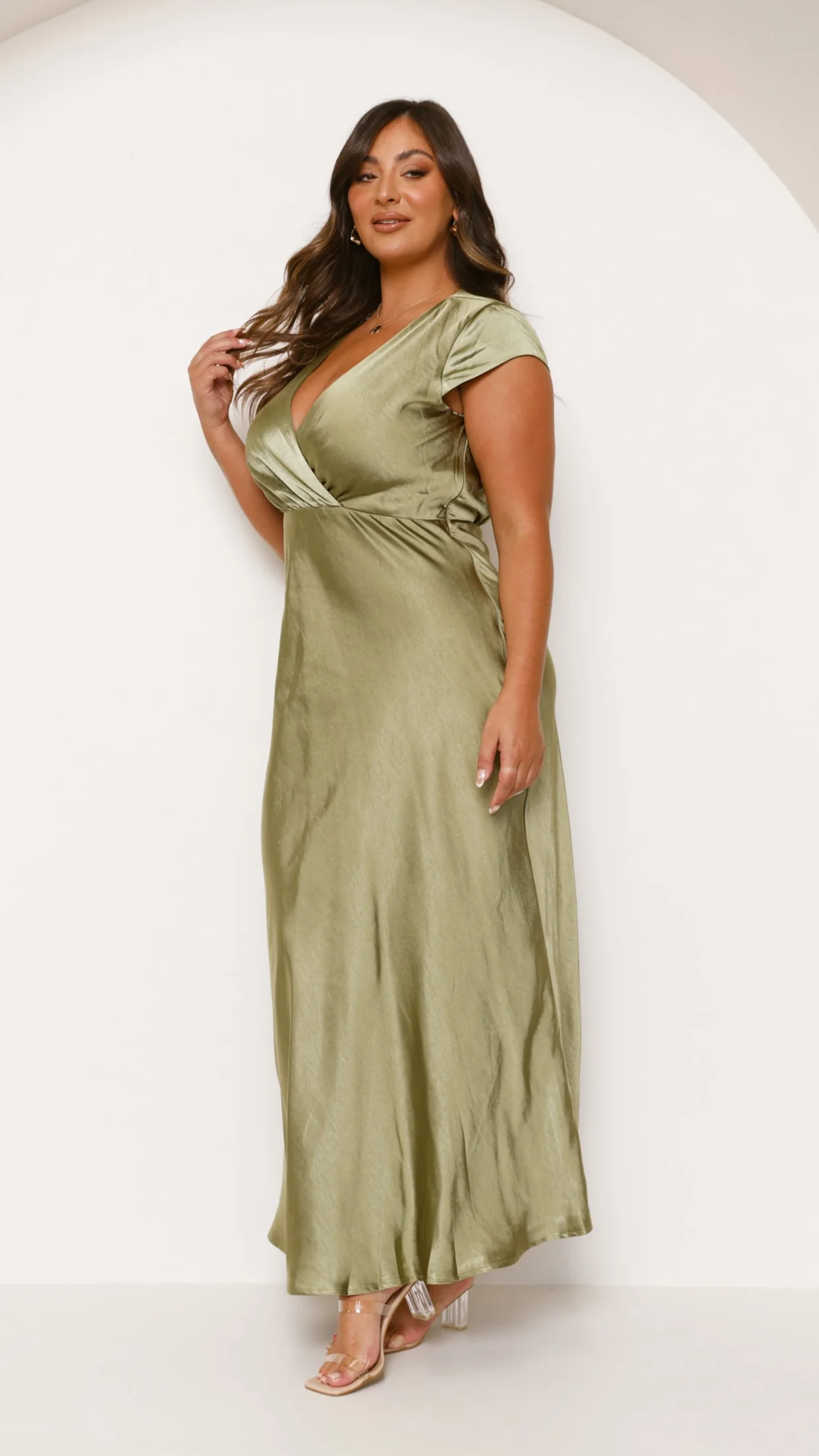 Selma Maxi Dress - Olive
