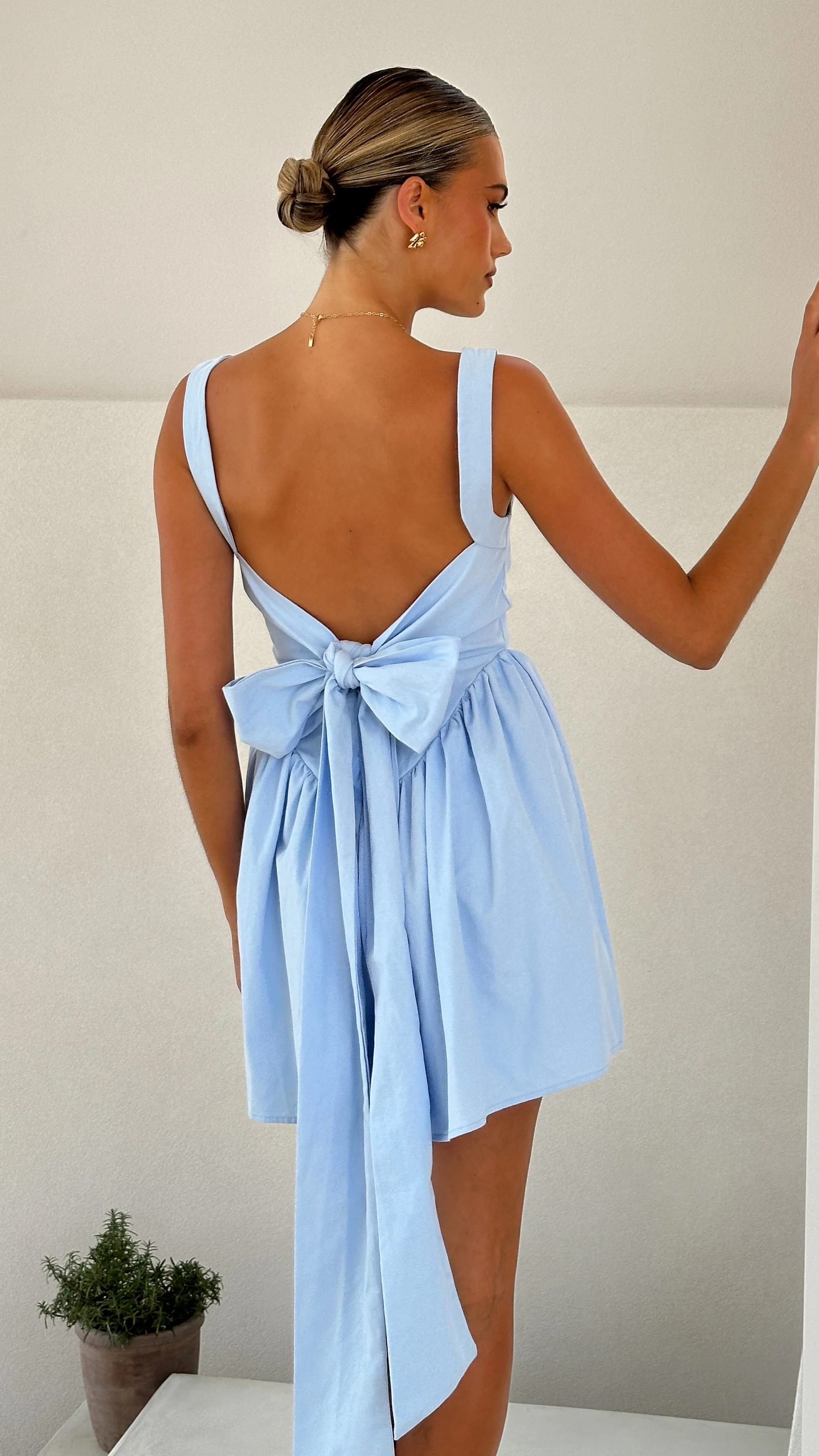 Sadzi Mini Dress - Blue