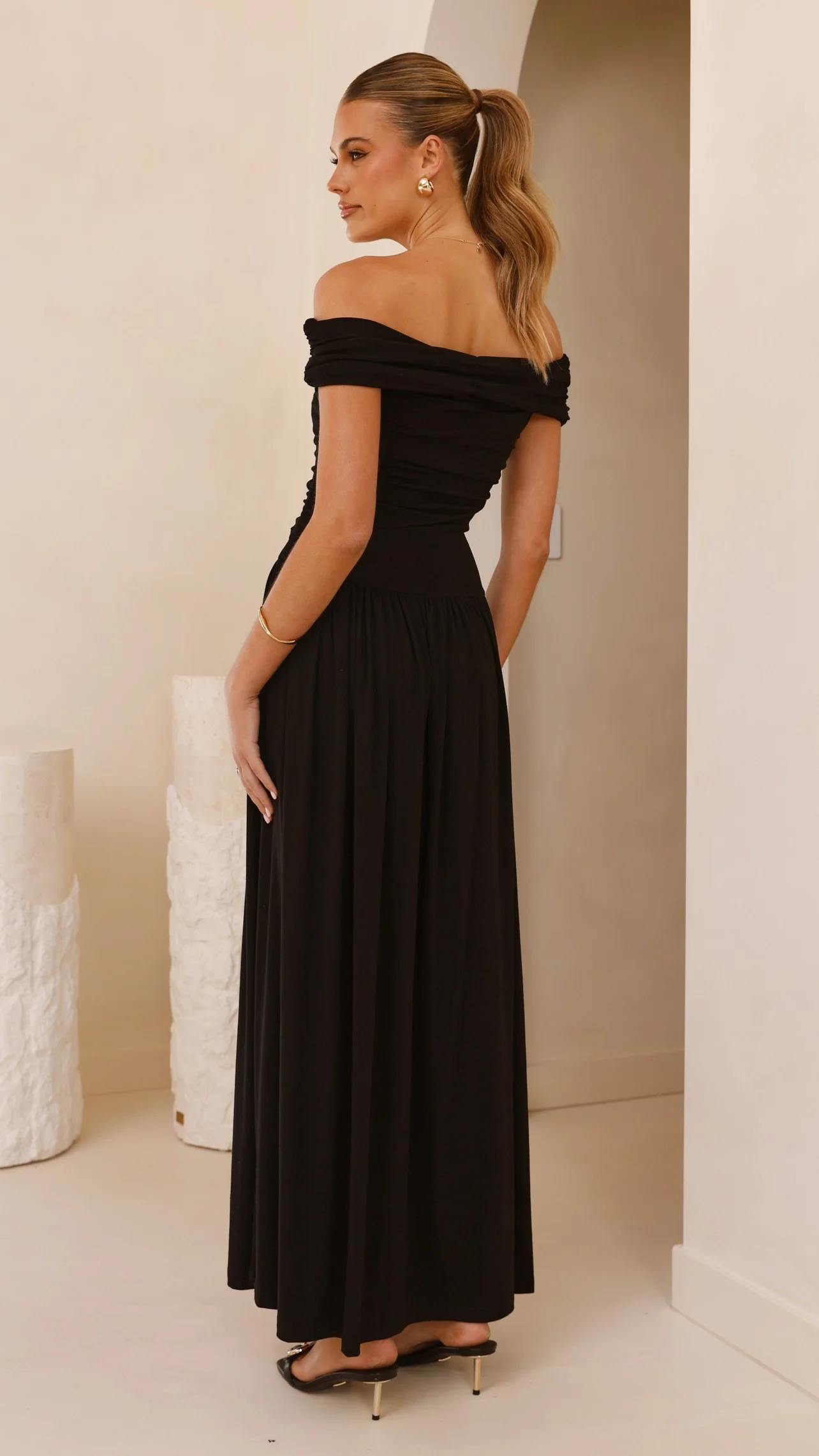 Manalla Maxi Dress - Black