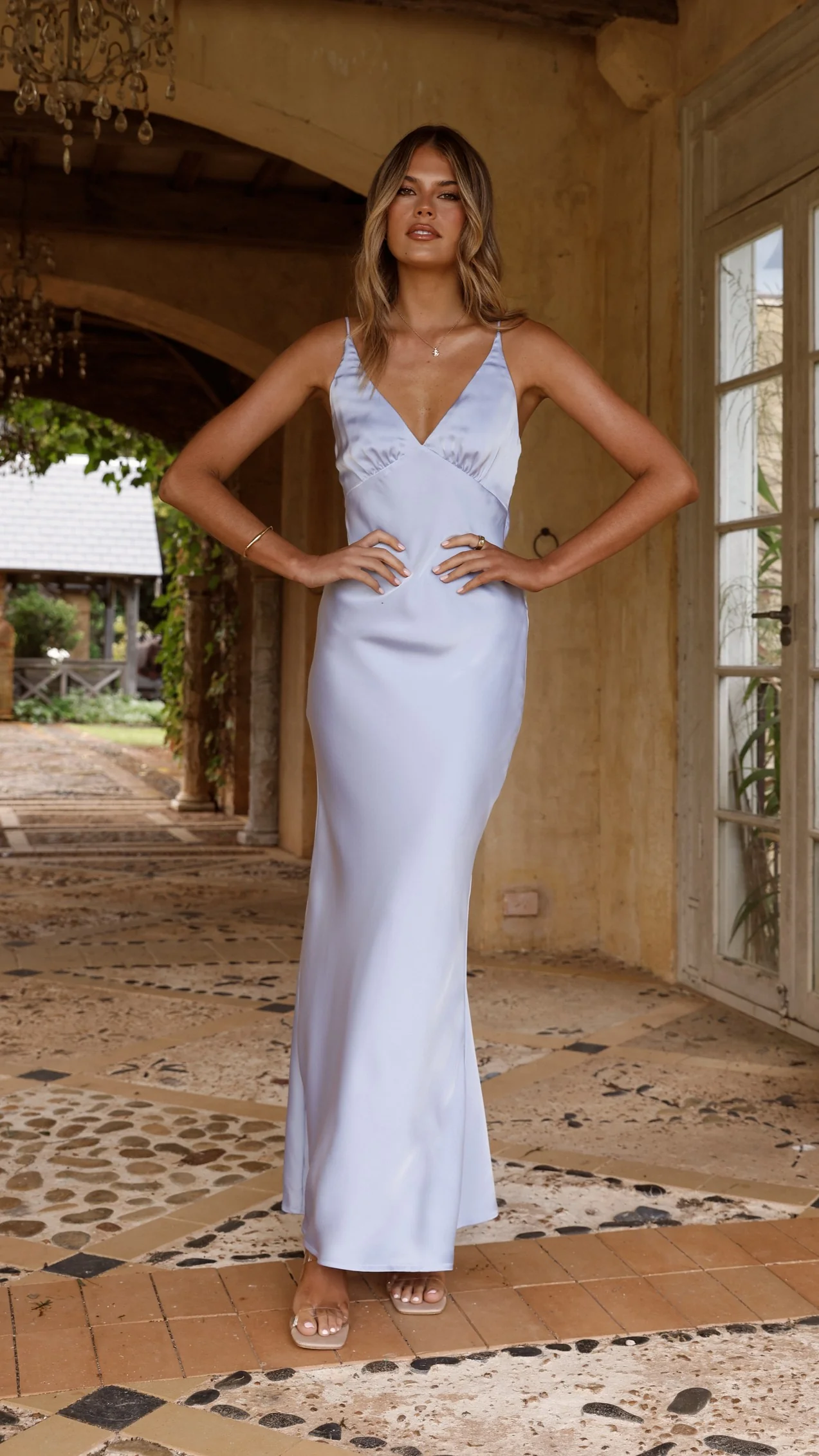 Ziah Maxi Dress - Blue