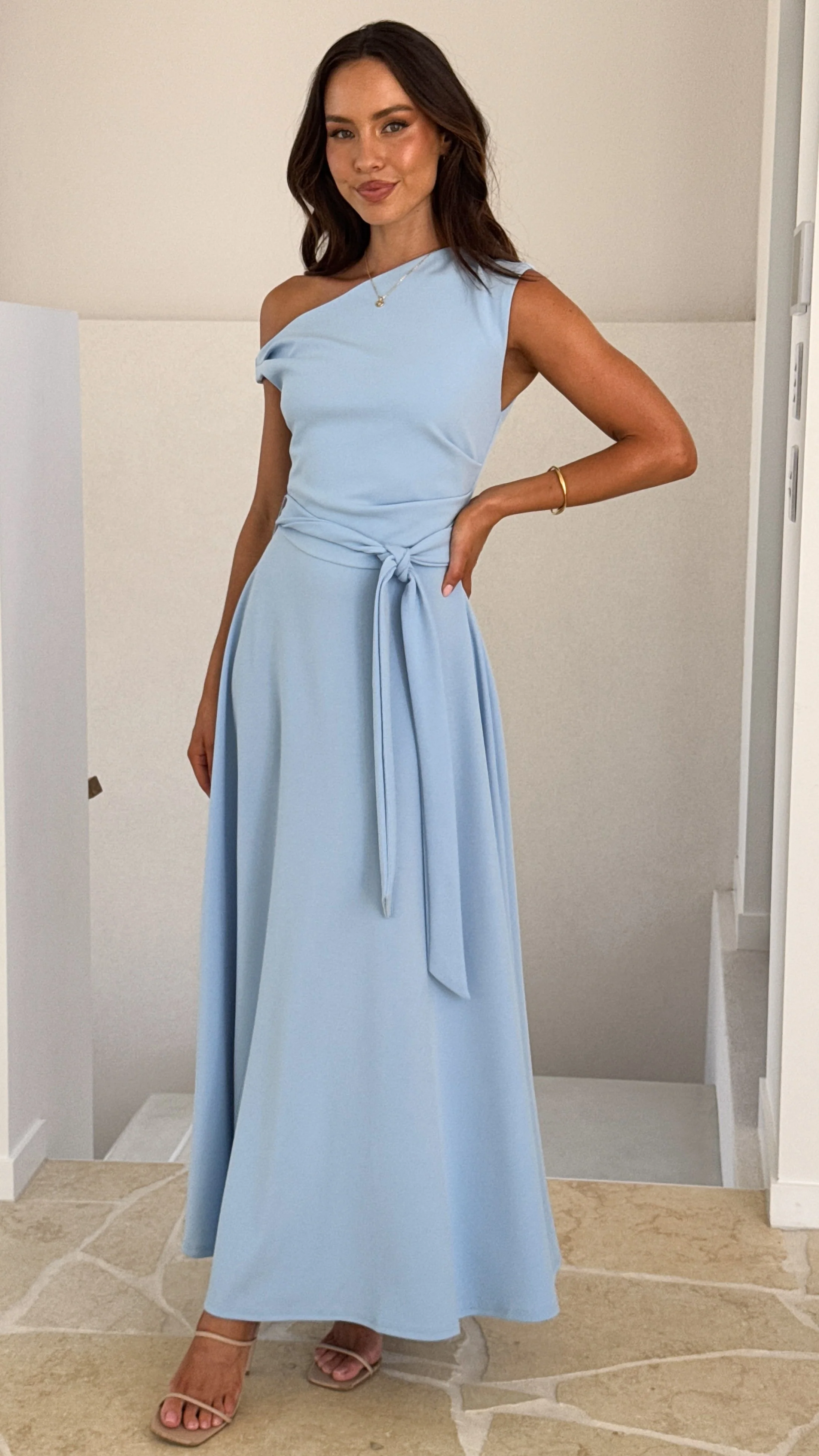 Gemma Maxi Dress - Baby Blue
