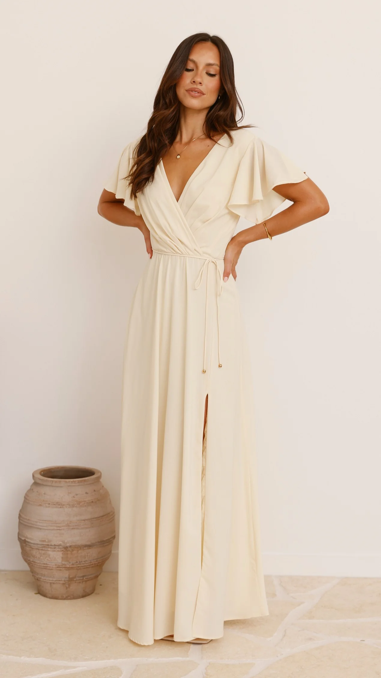 Charlize Maxi Dress - Yellow