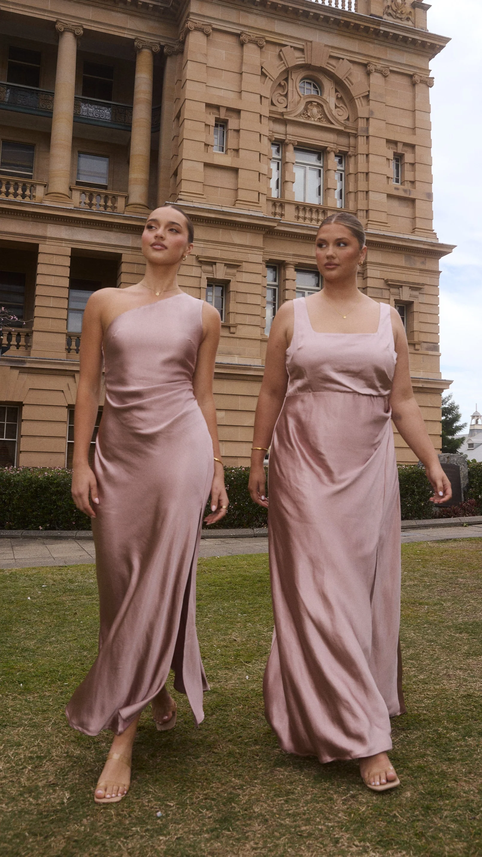 Victoria Maxi Dress - Dusty Pink