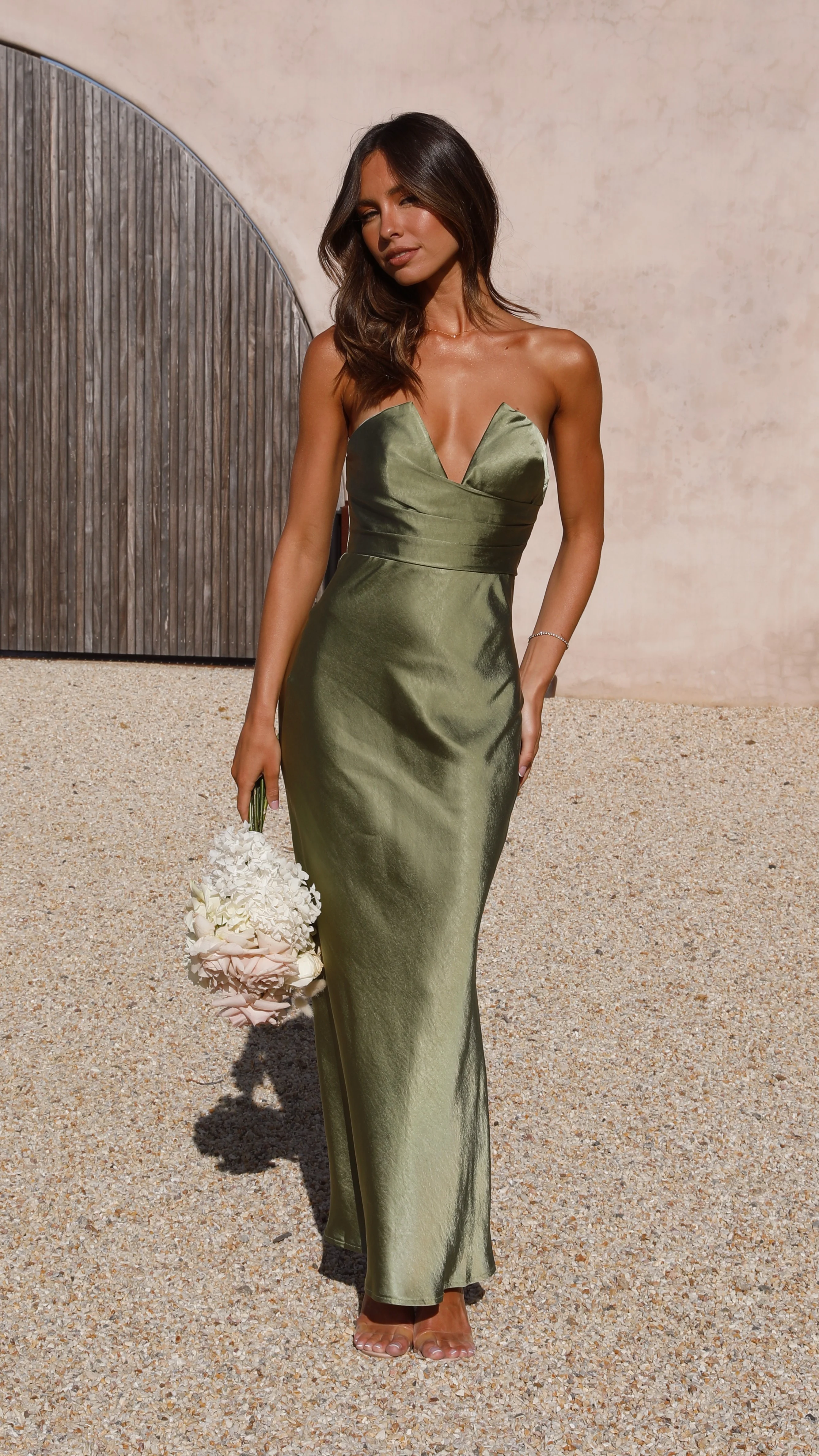 Valerie Maxi Dress - Olive