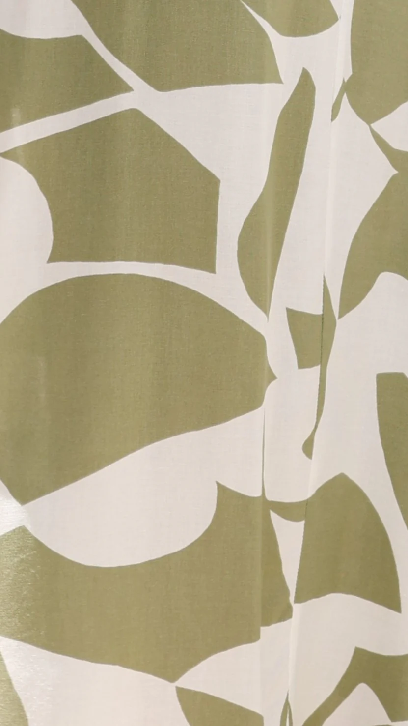 Ilene Midi Dress - Sage Print