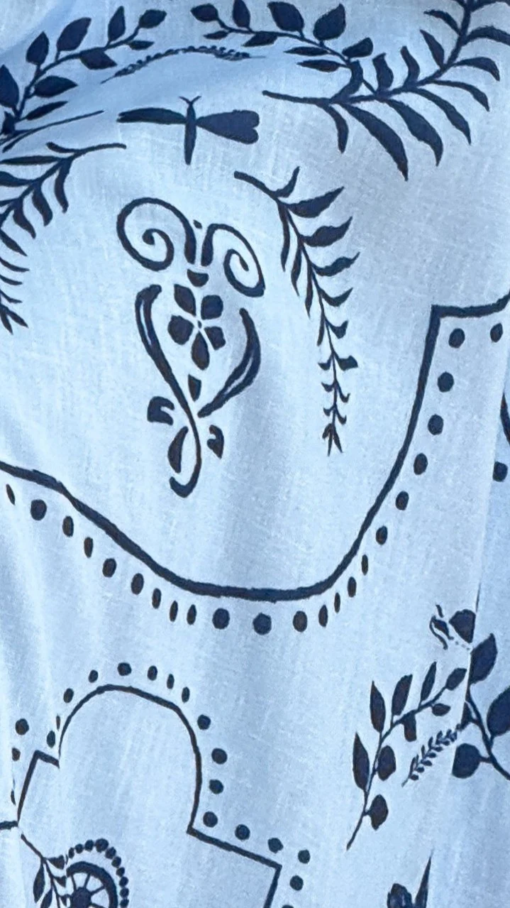 Xander Long Sleeve Maxi Dress - Indigo