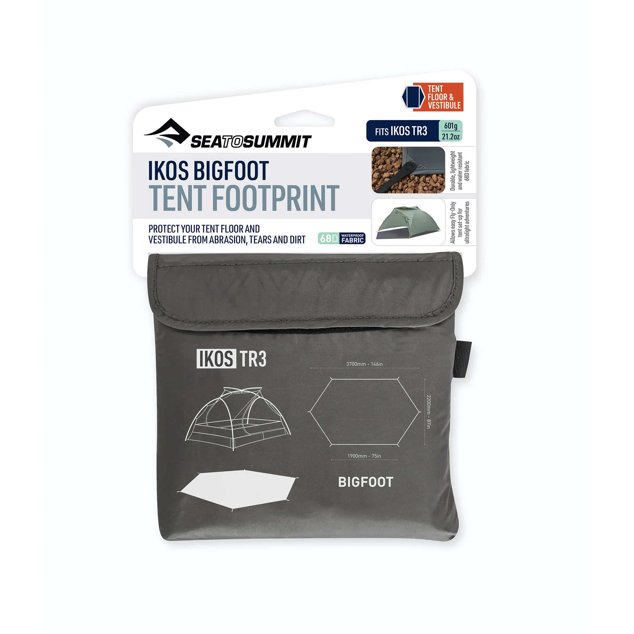 Ikos Tent Bigfoot Footprint
