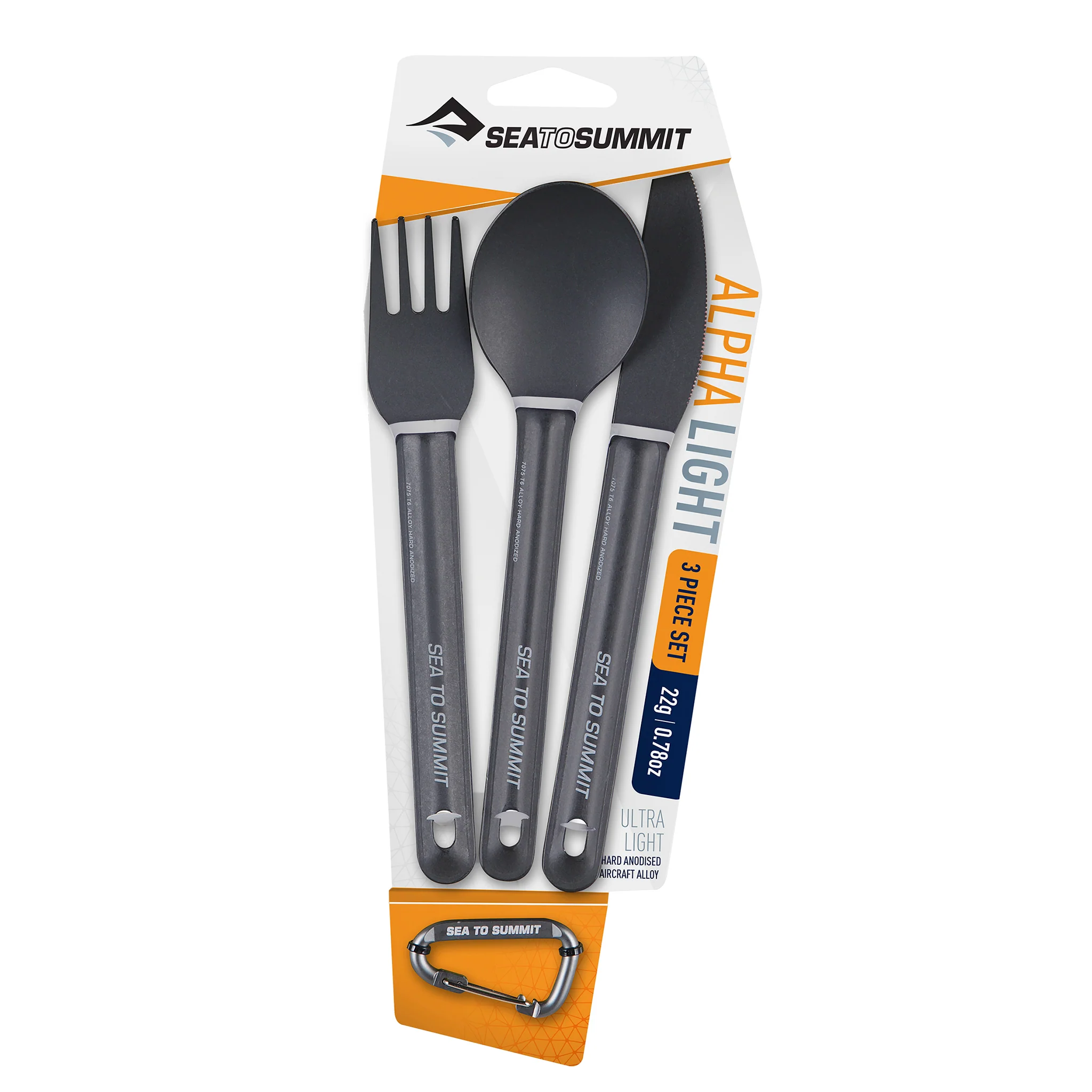 Alpha Light Spoon, Fork & Knife Set (Like New)
