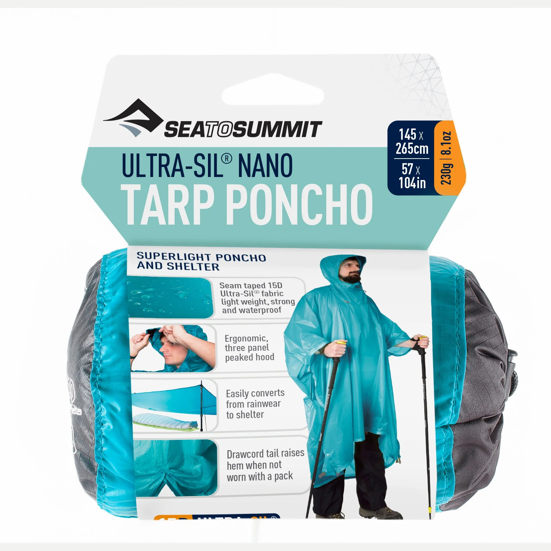 Ultra-Sil Nano Tarp Poncho (Like New)