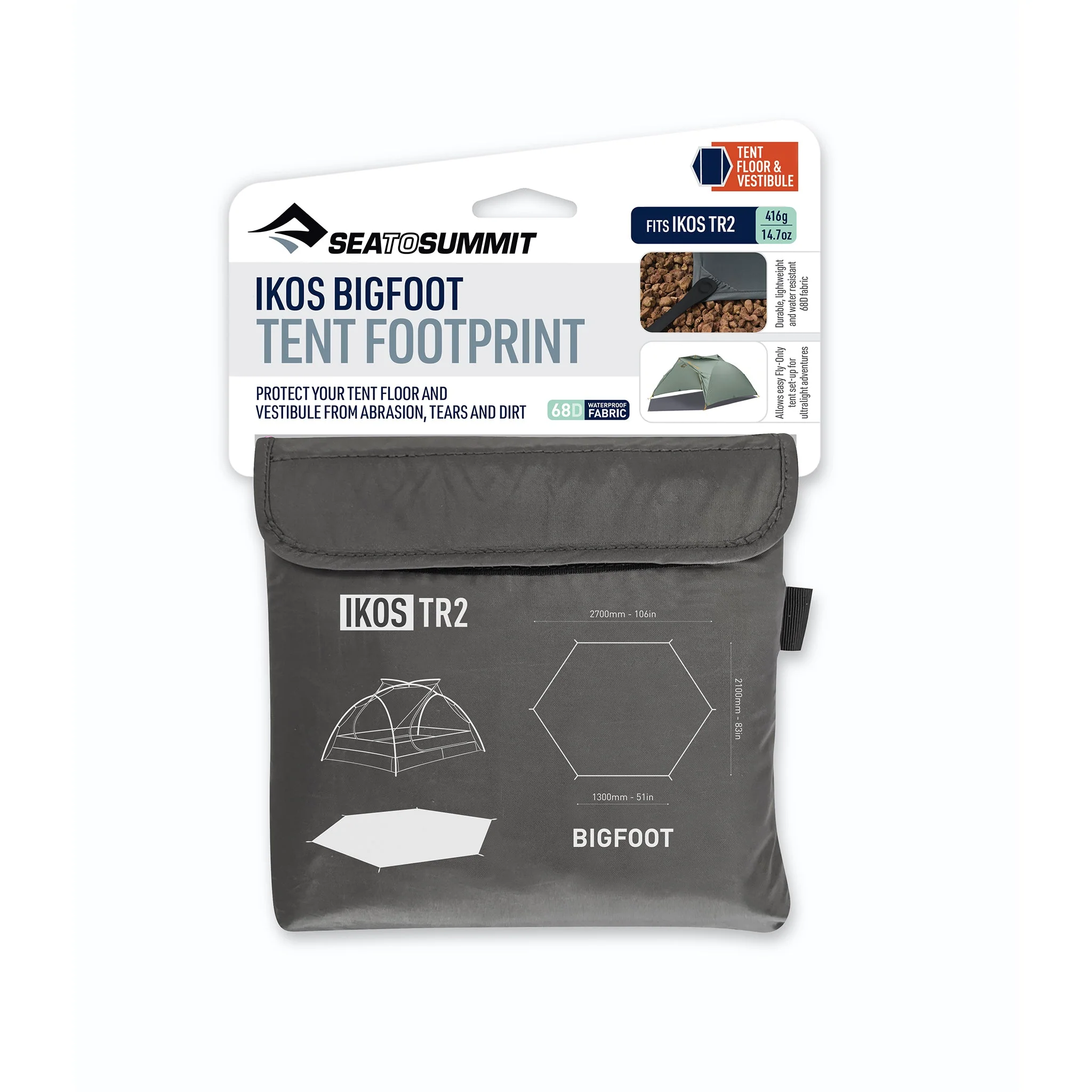 Ikos Tent Bigfoot Footprint