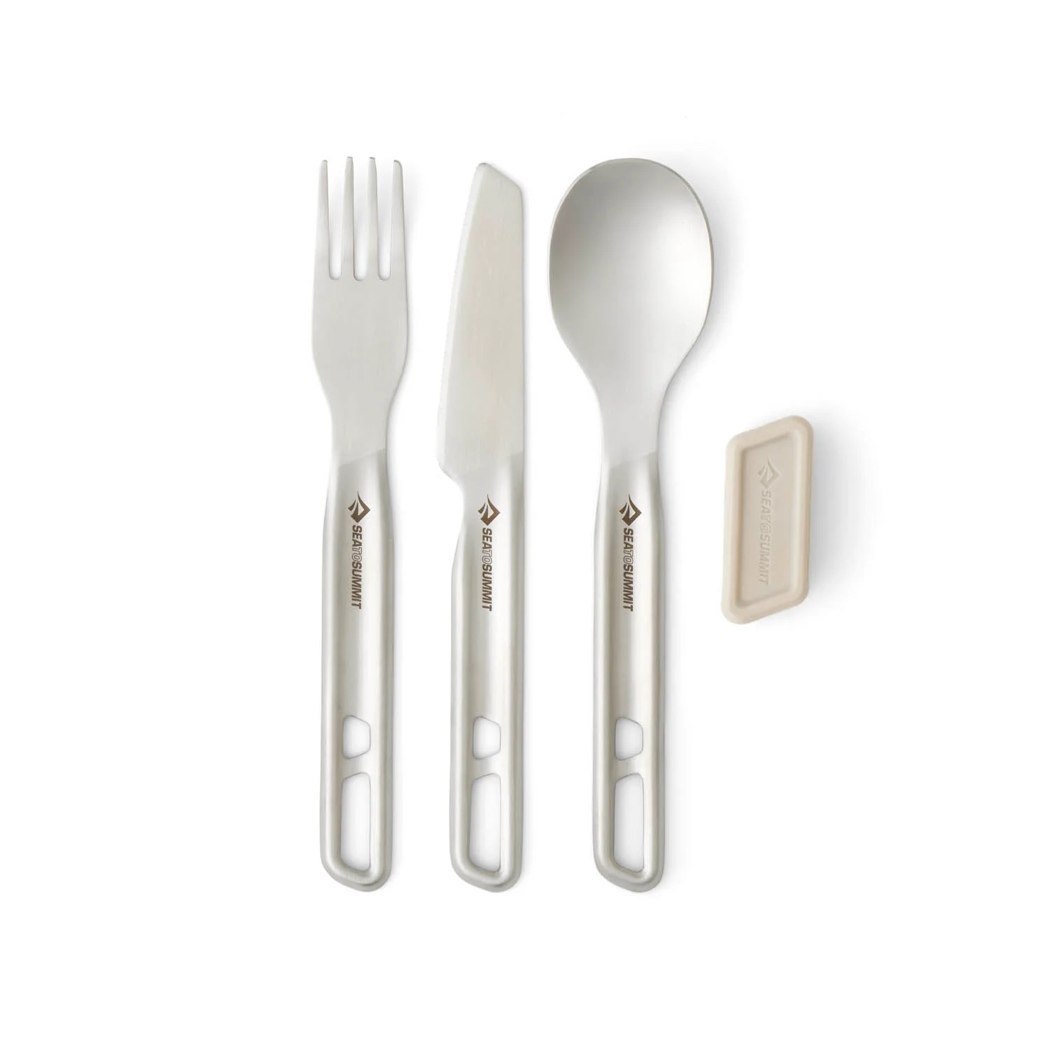 Detour Stainless Steel Cutlery Set - (3 Piece) (Like New)
