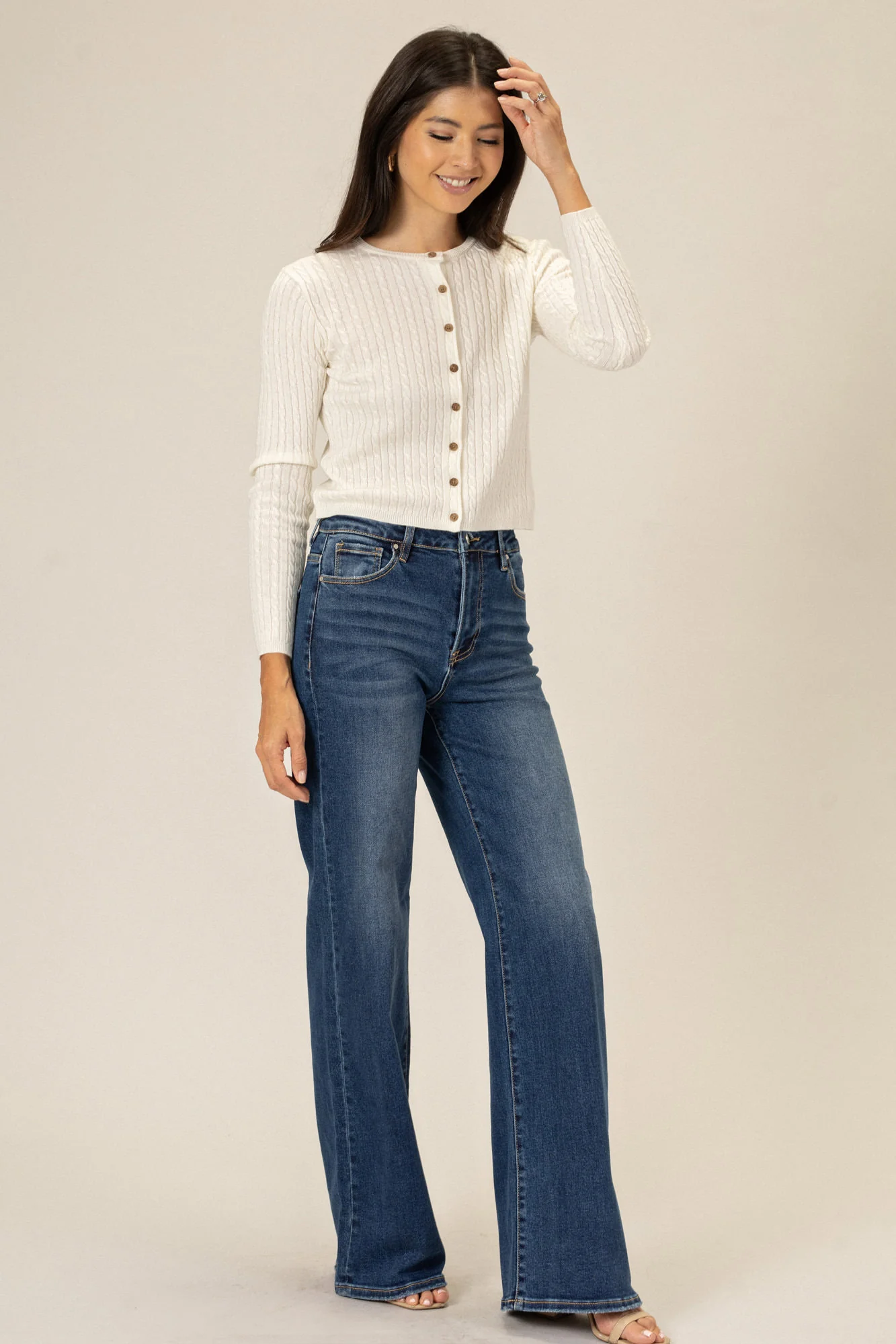 Helen Cable Knit Cardigan