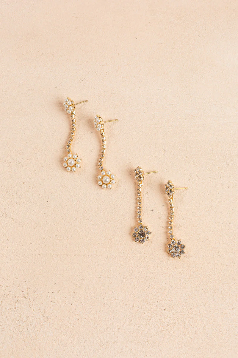 Stone Drop Earrings