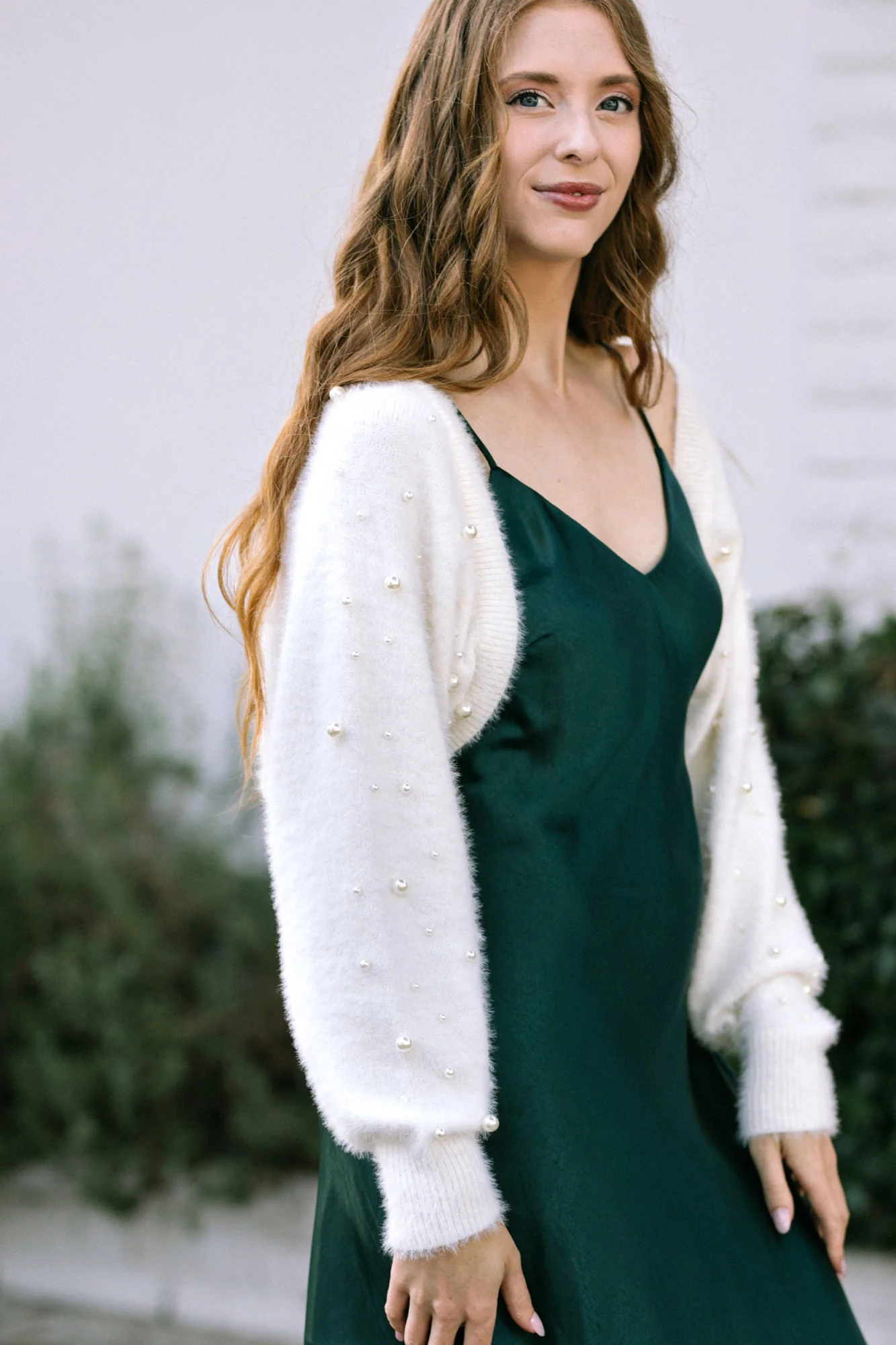 Pearl Shrug Cardigan