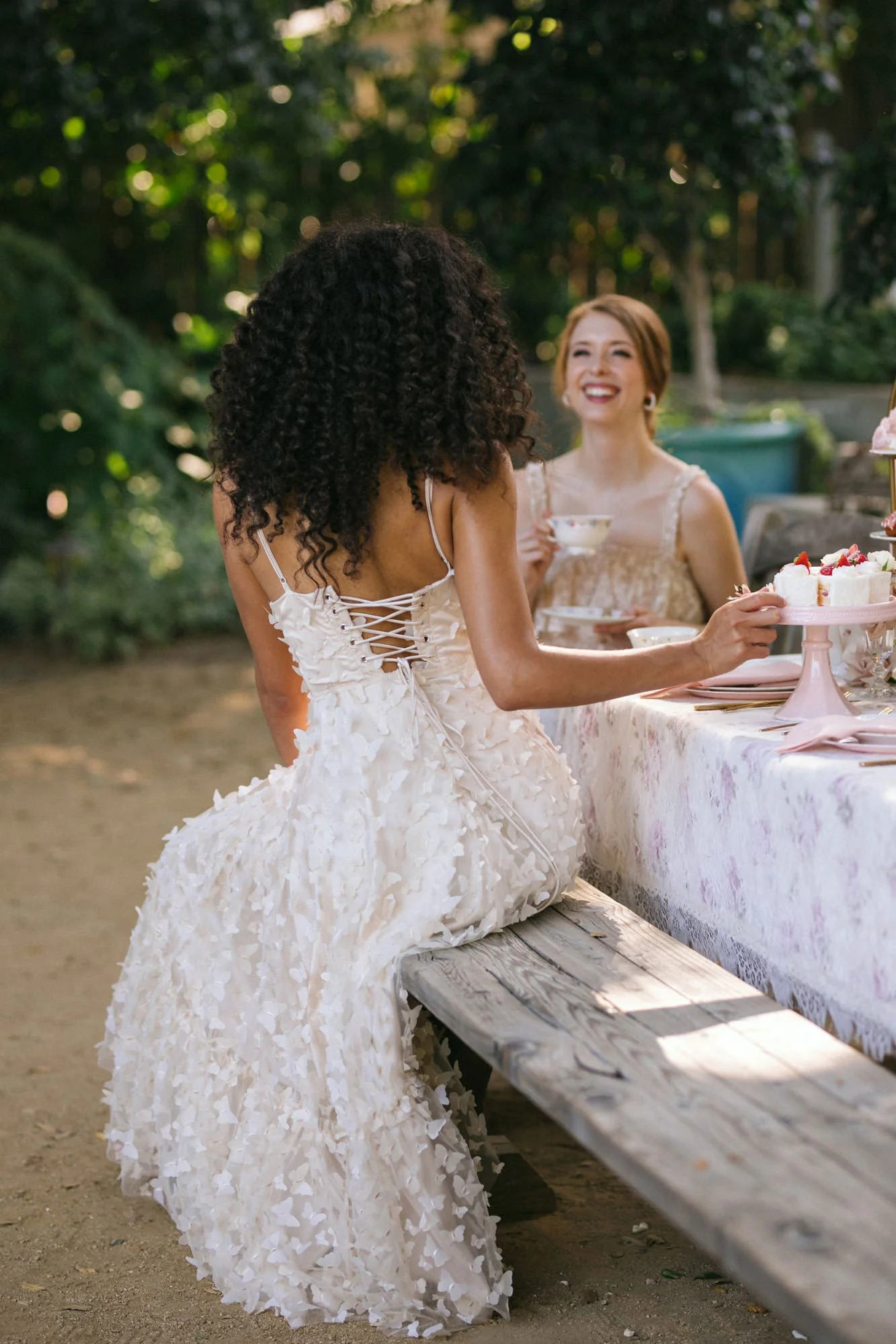 Butterfly Mesh Dress