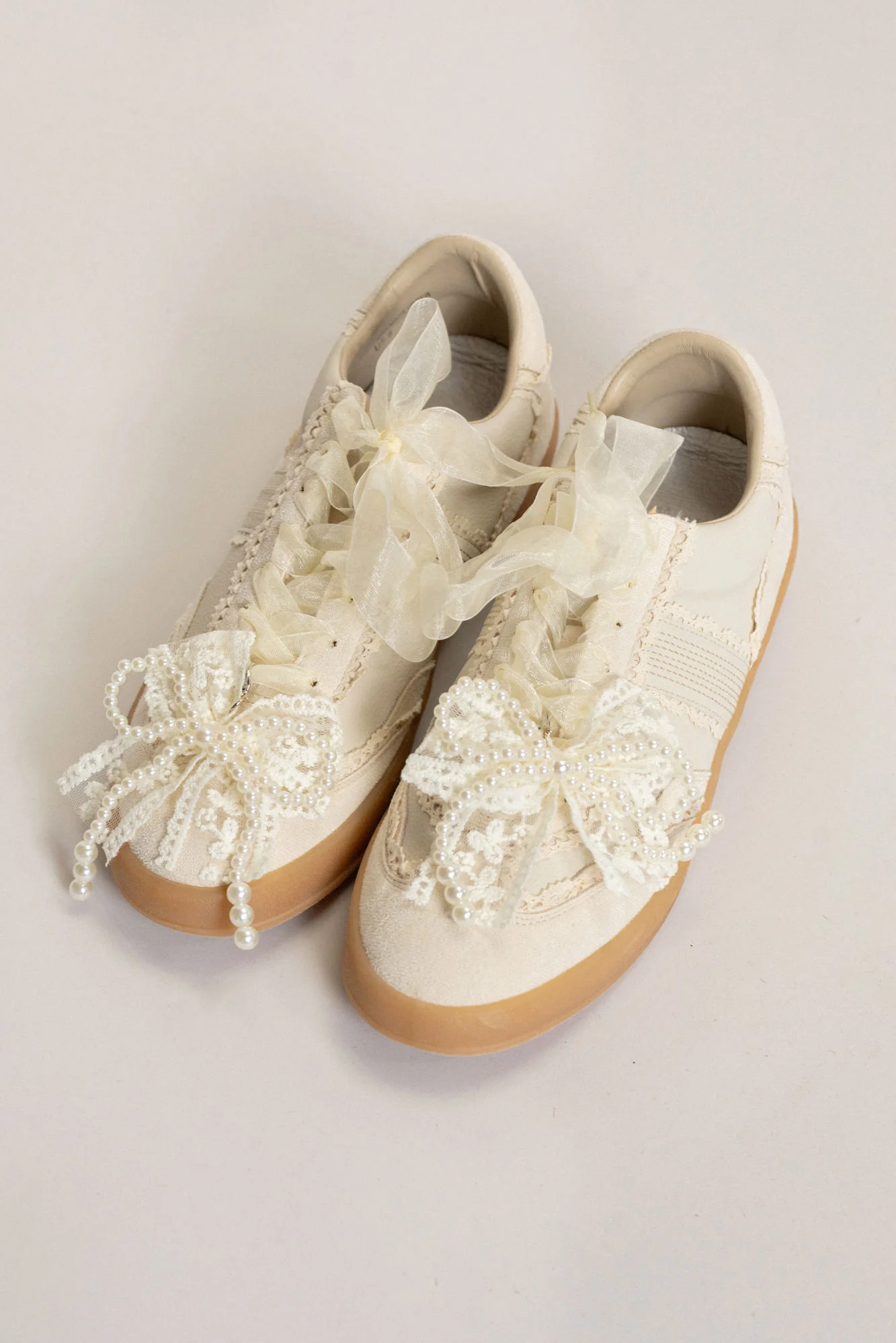 Lace Tulle Sneakers