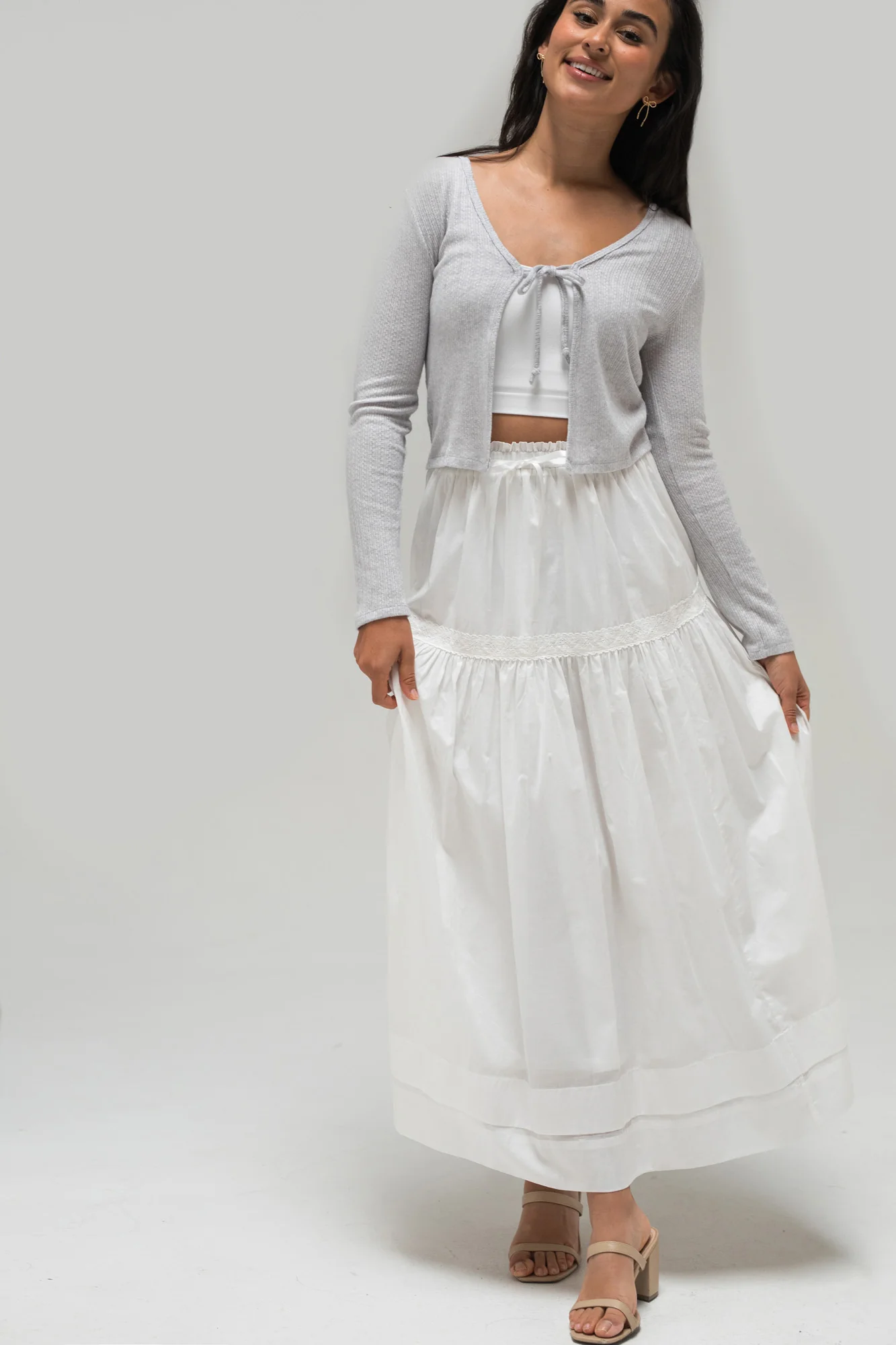 Fabiola Tie Front Top