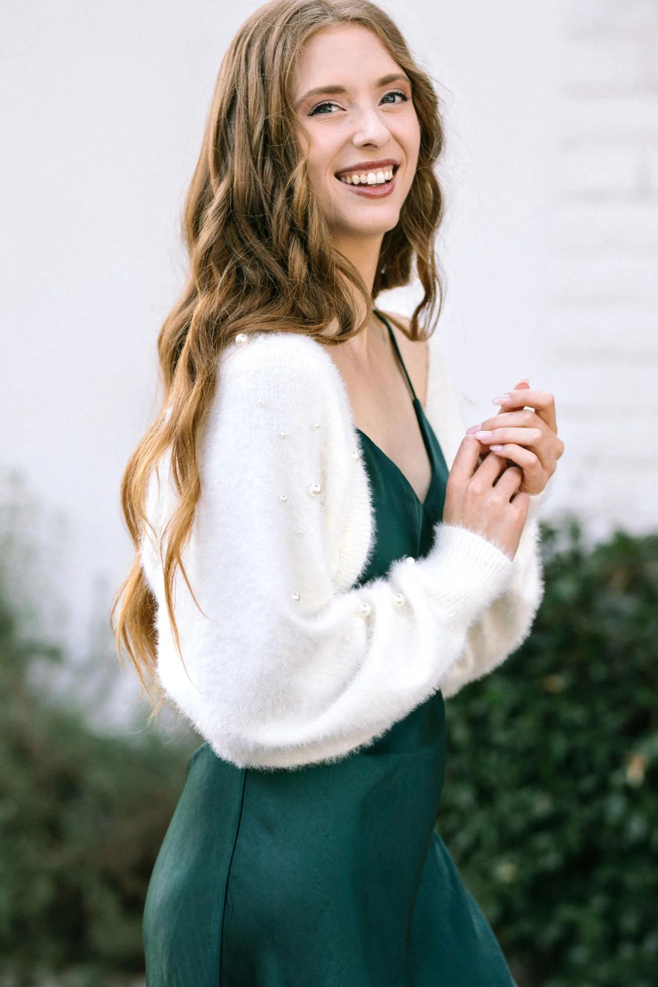 Pearl Shrug Cardigan