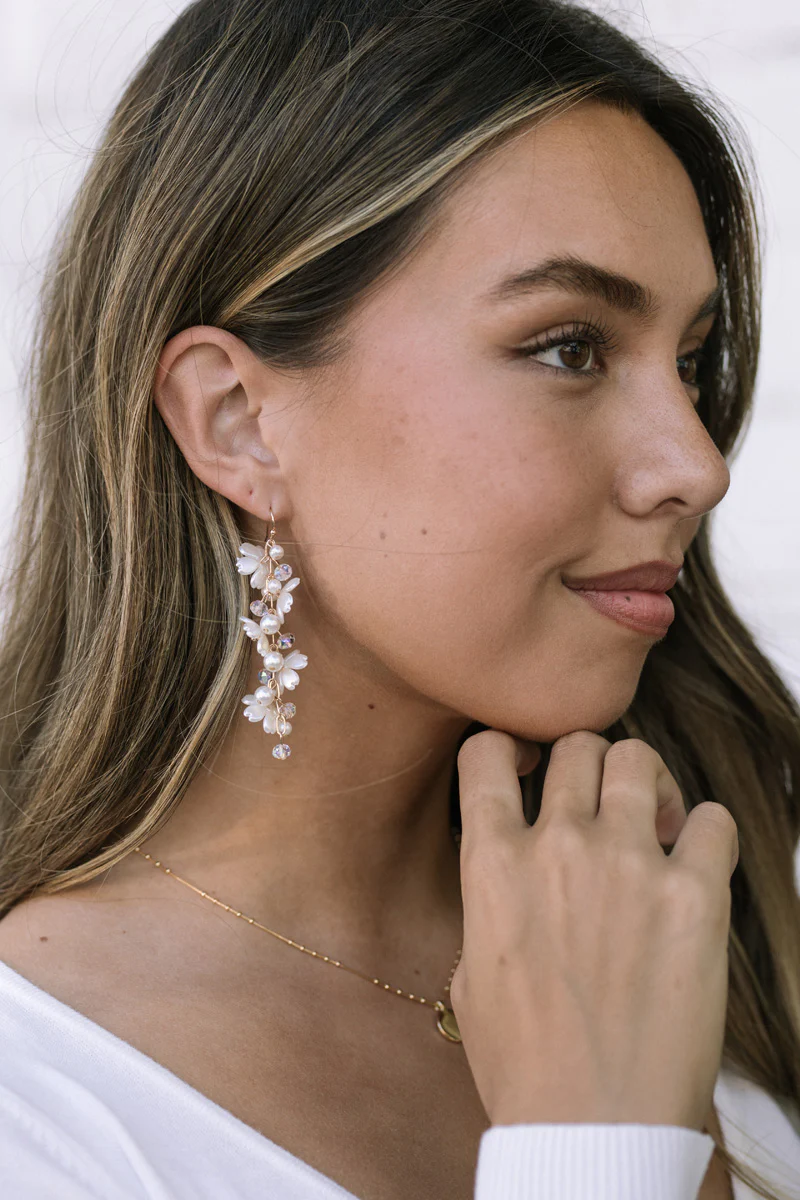 Floral Dangle Earrings