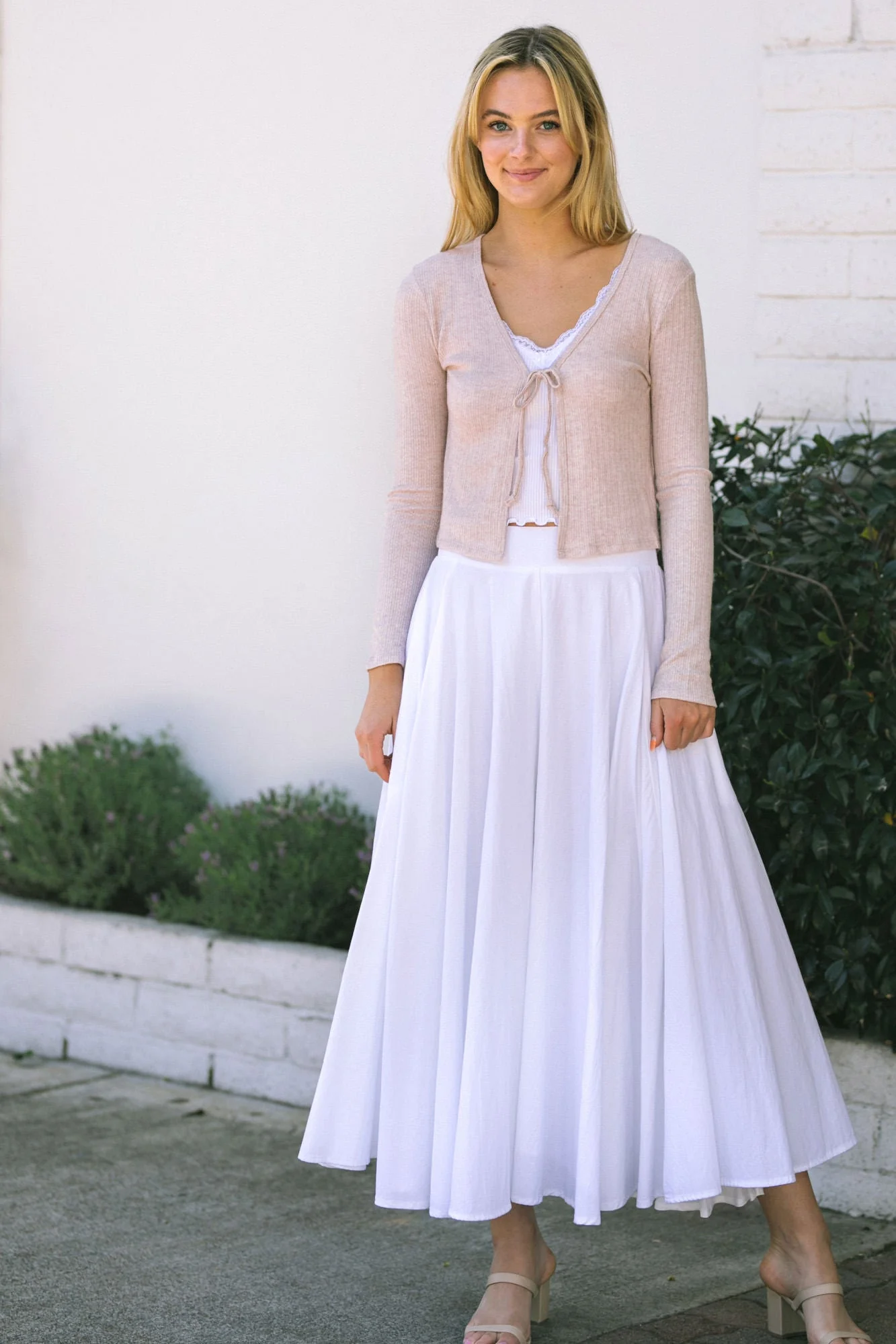 Fabiola Tie Front Top