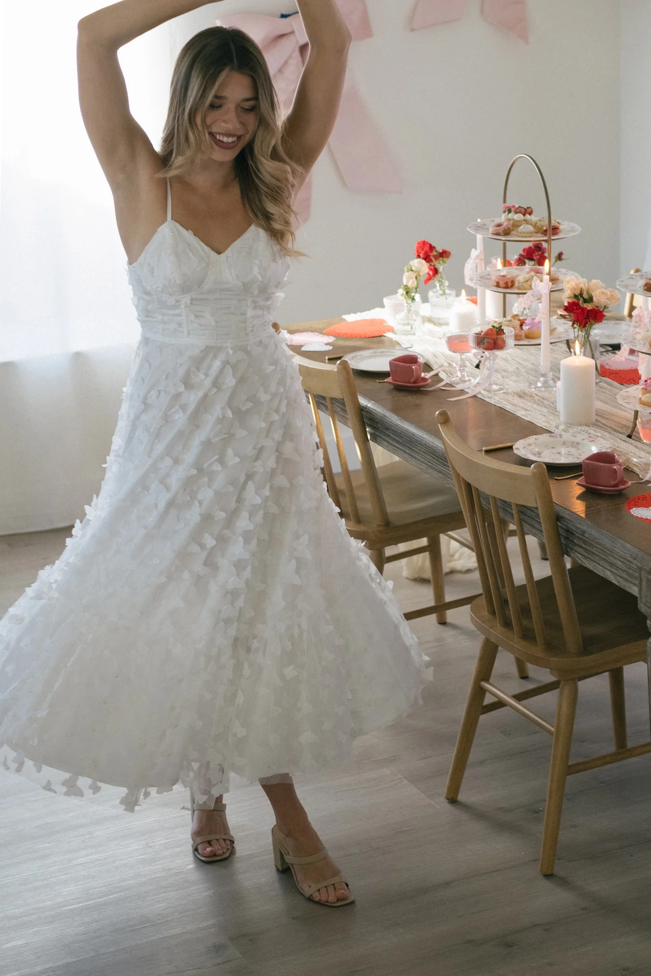 Butterfly Mesh Dress