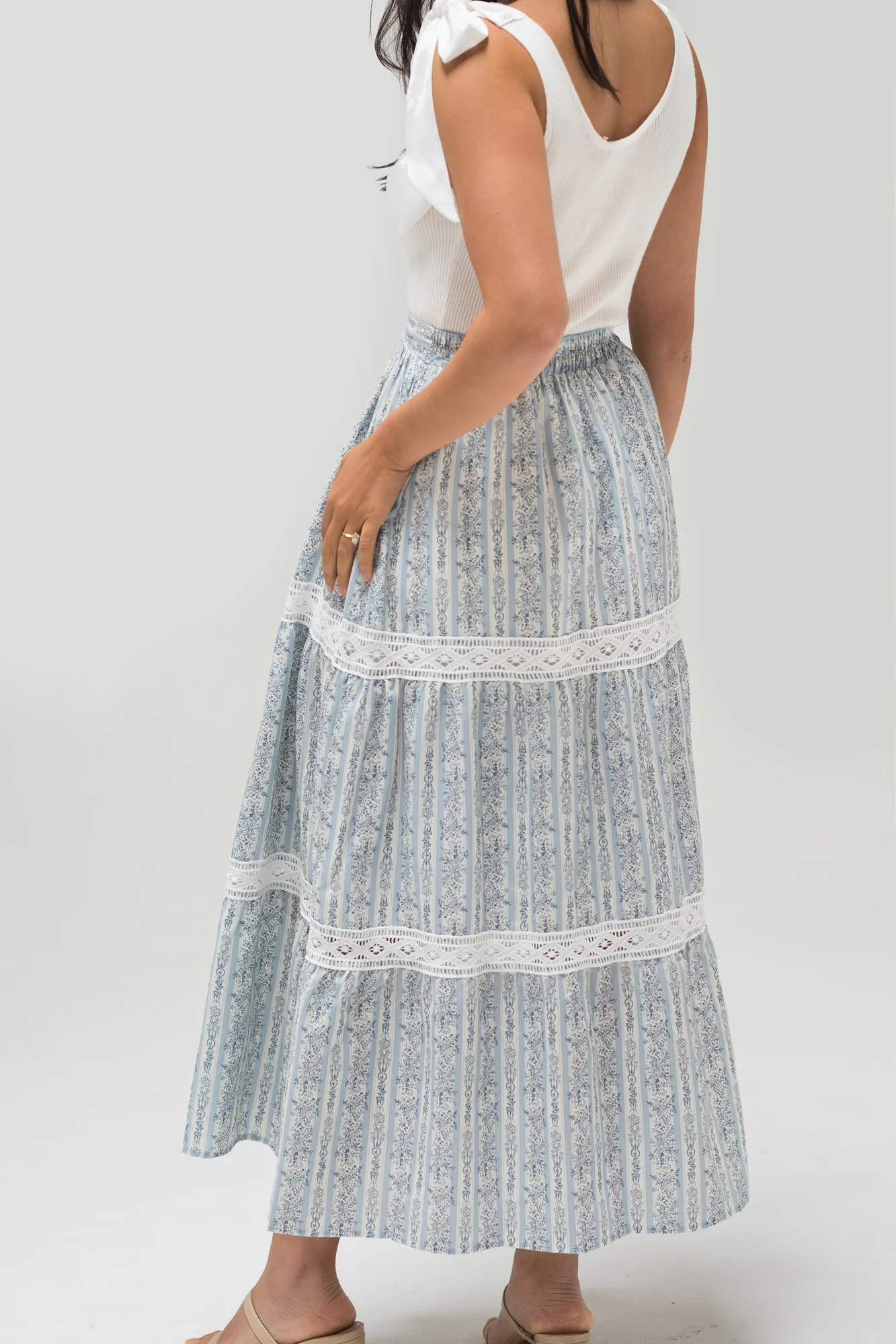 Jane Floral Midi Skirt