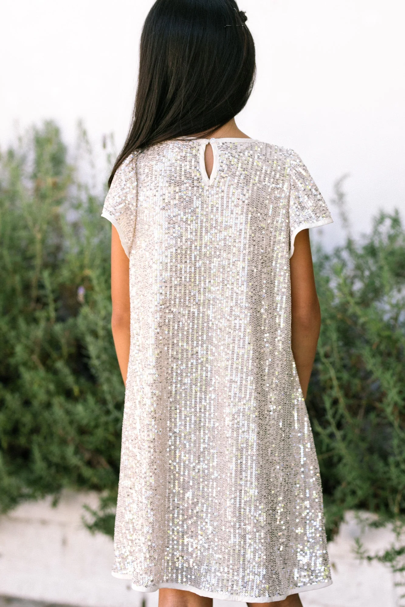 Kids Sequin Shift Dress