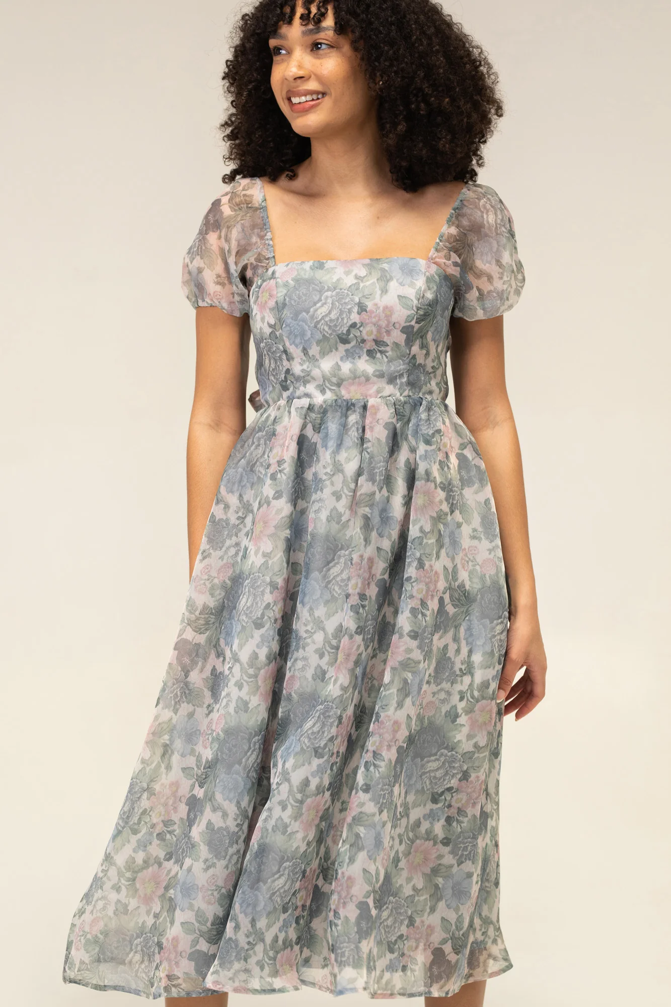 Floral Organza Dress