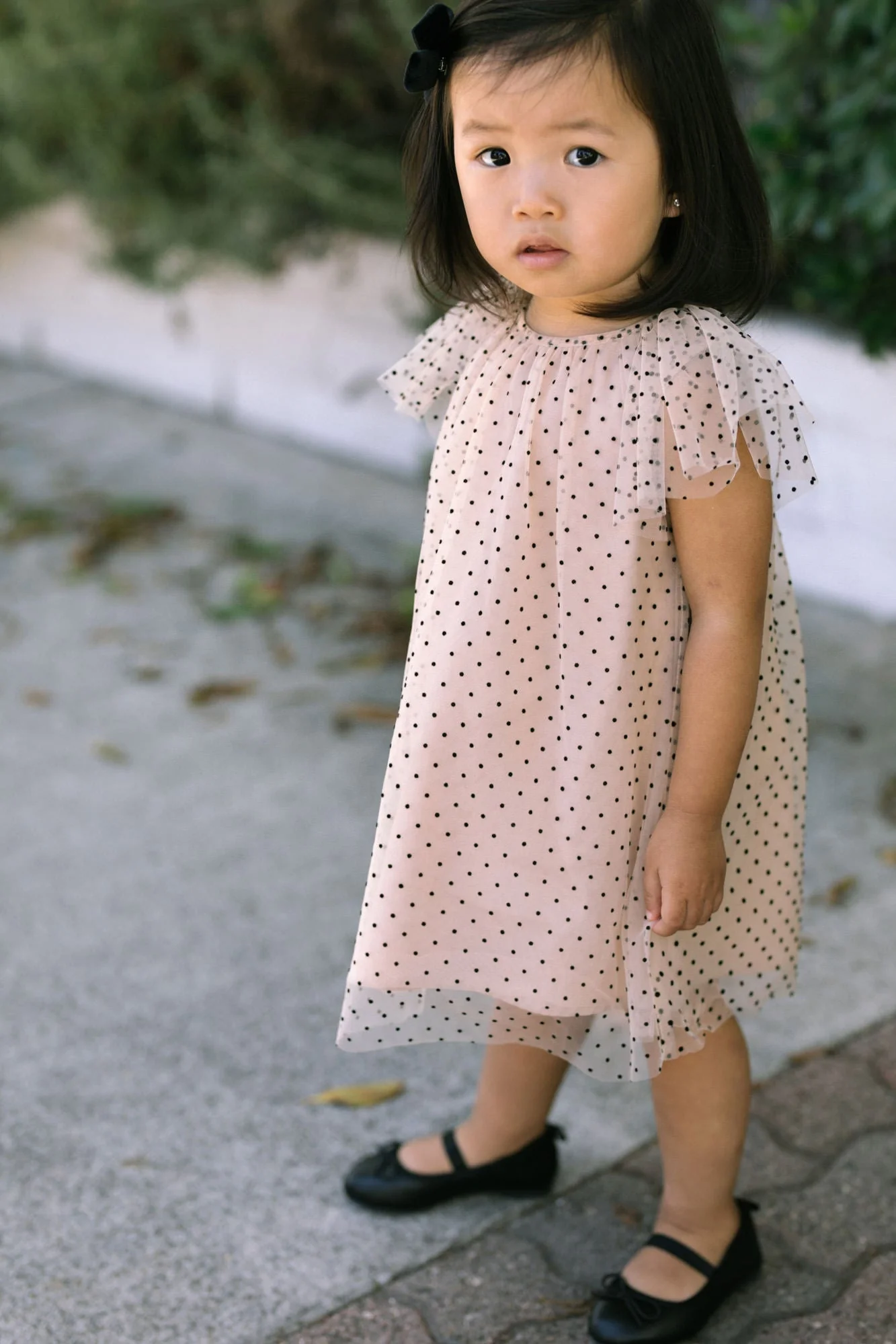 Mini Dotted Tulle Dress