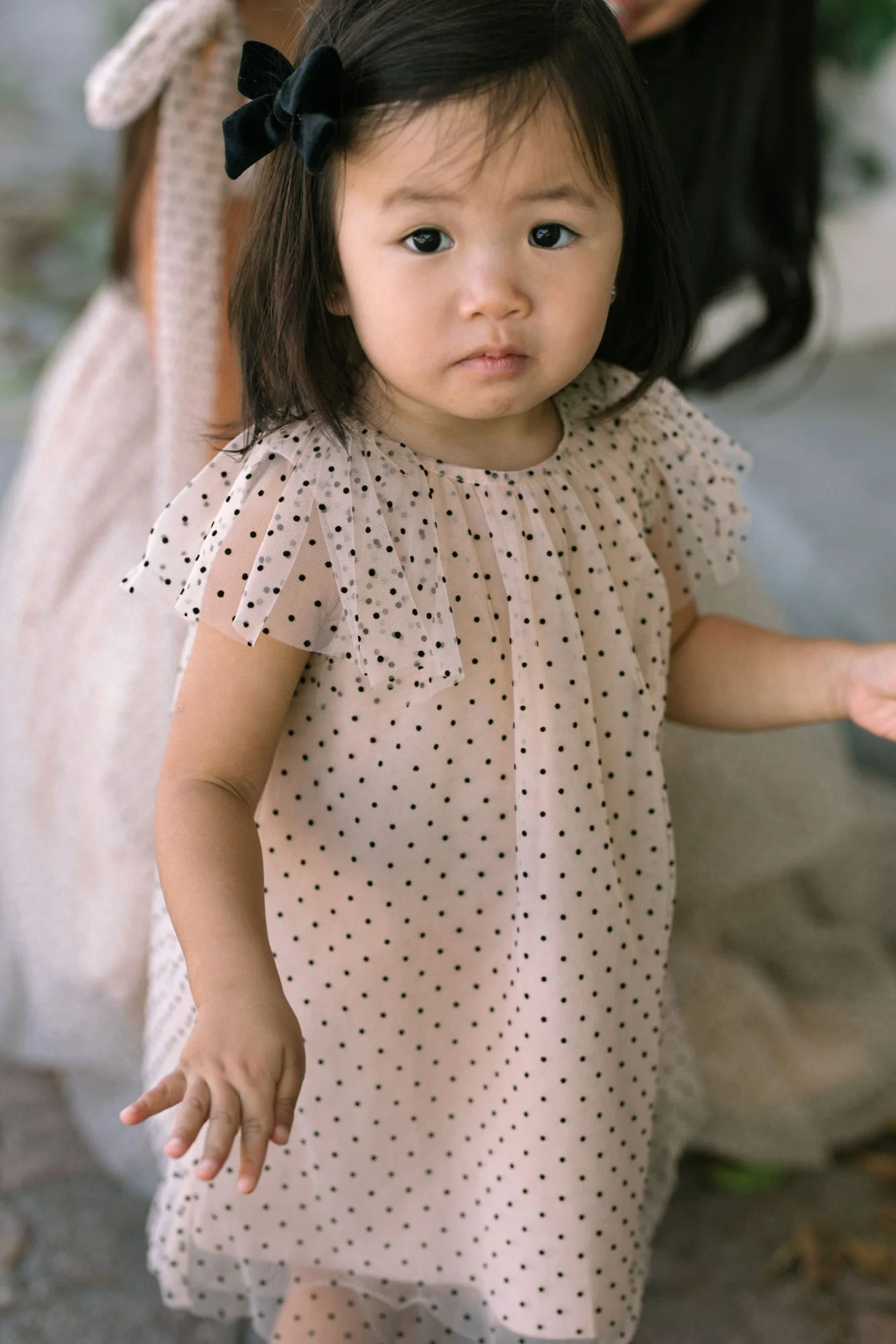 Mini Dotted Tulle Dress