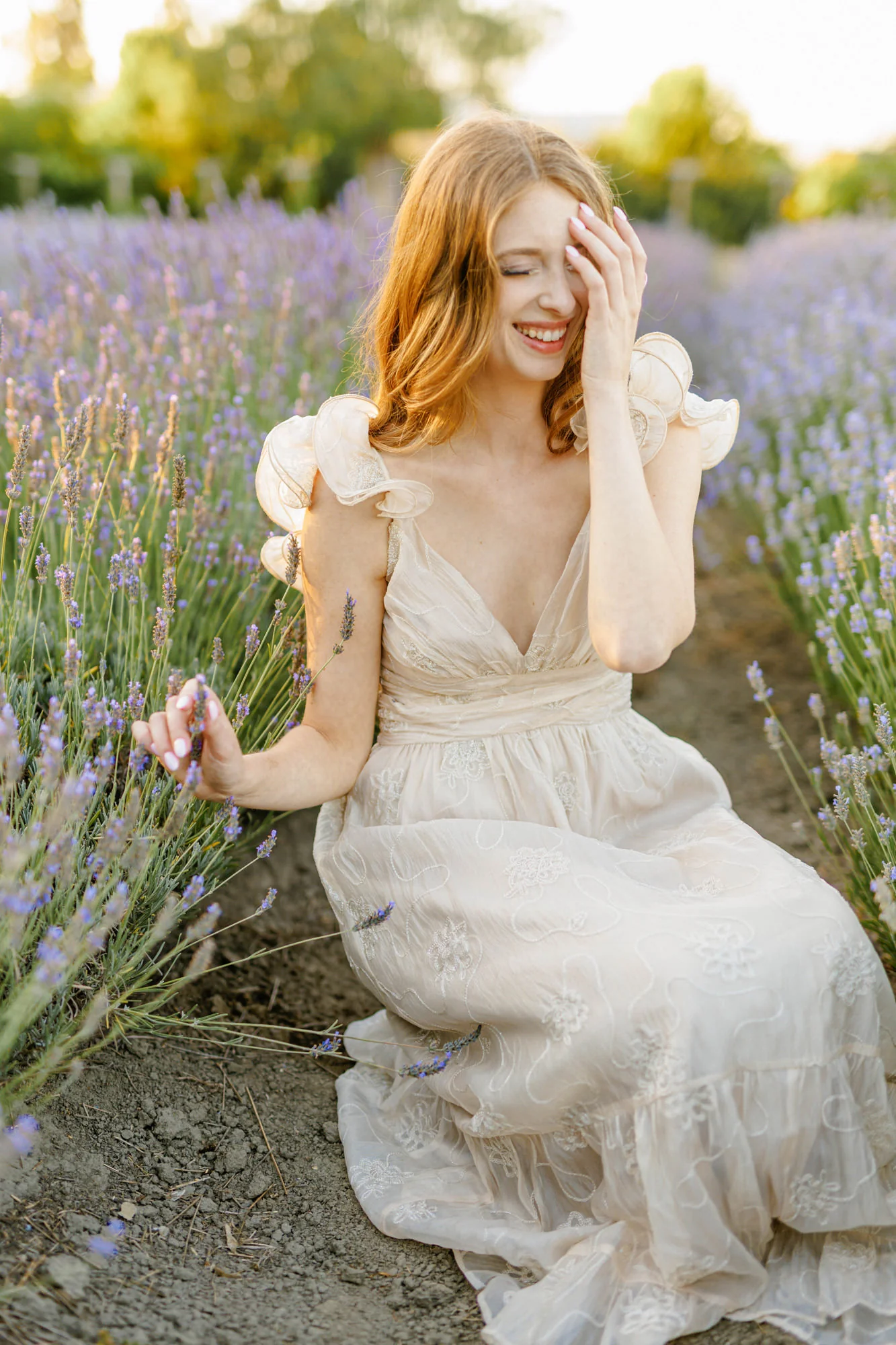 Elena Floral Embroidered Dress