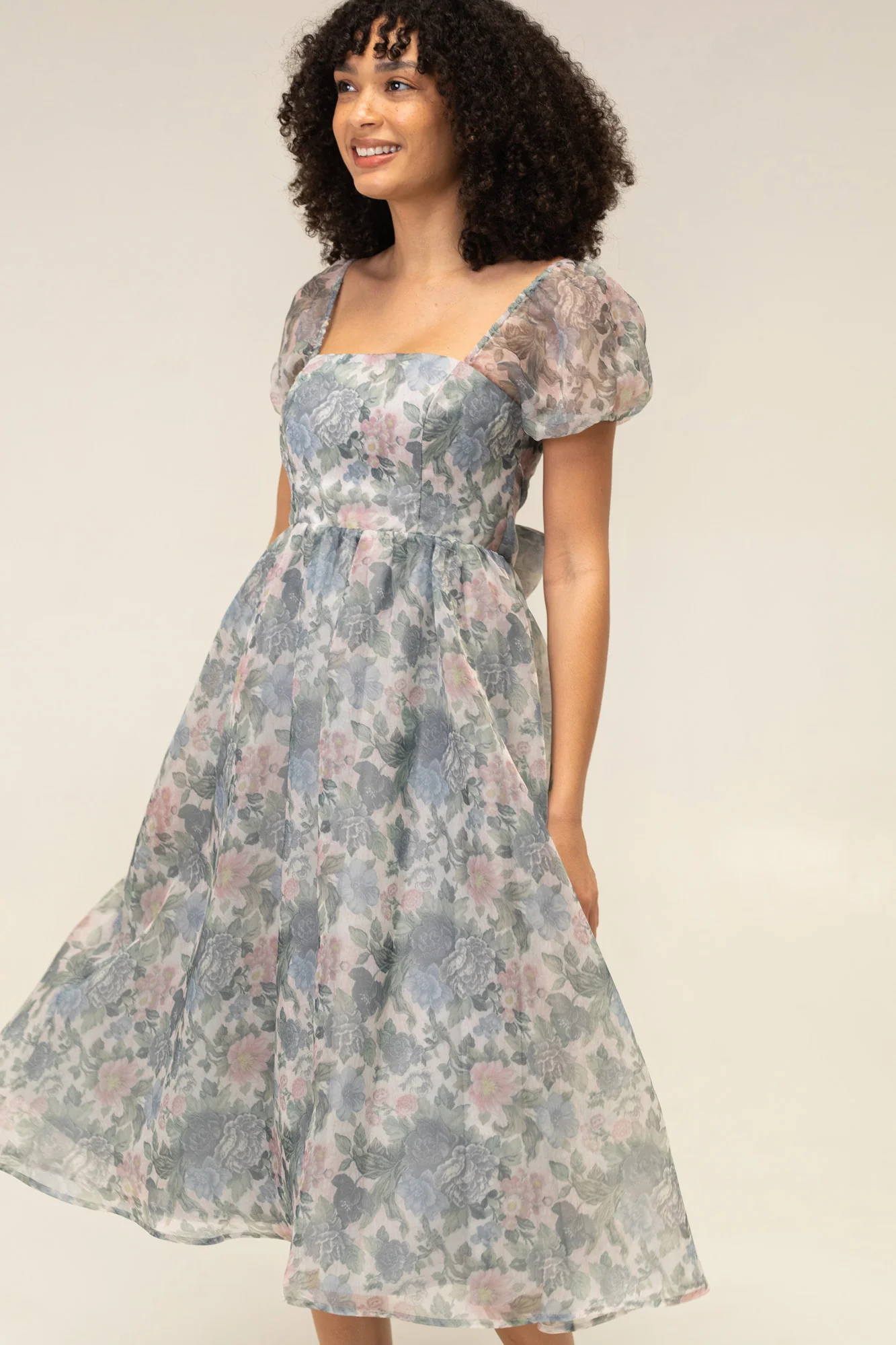 Floral Organza Dress