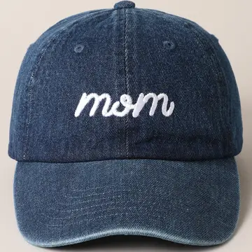 Adult and Child Embroidery Caps
