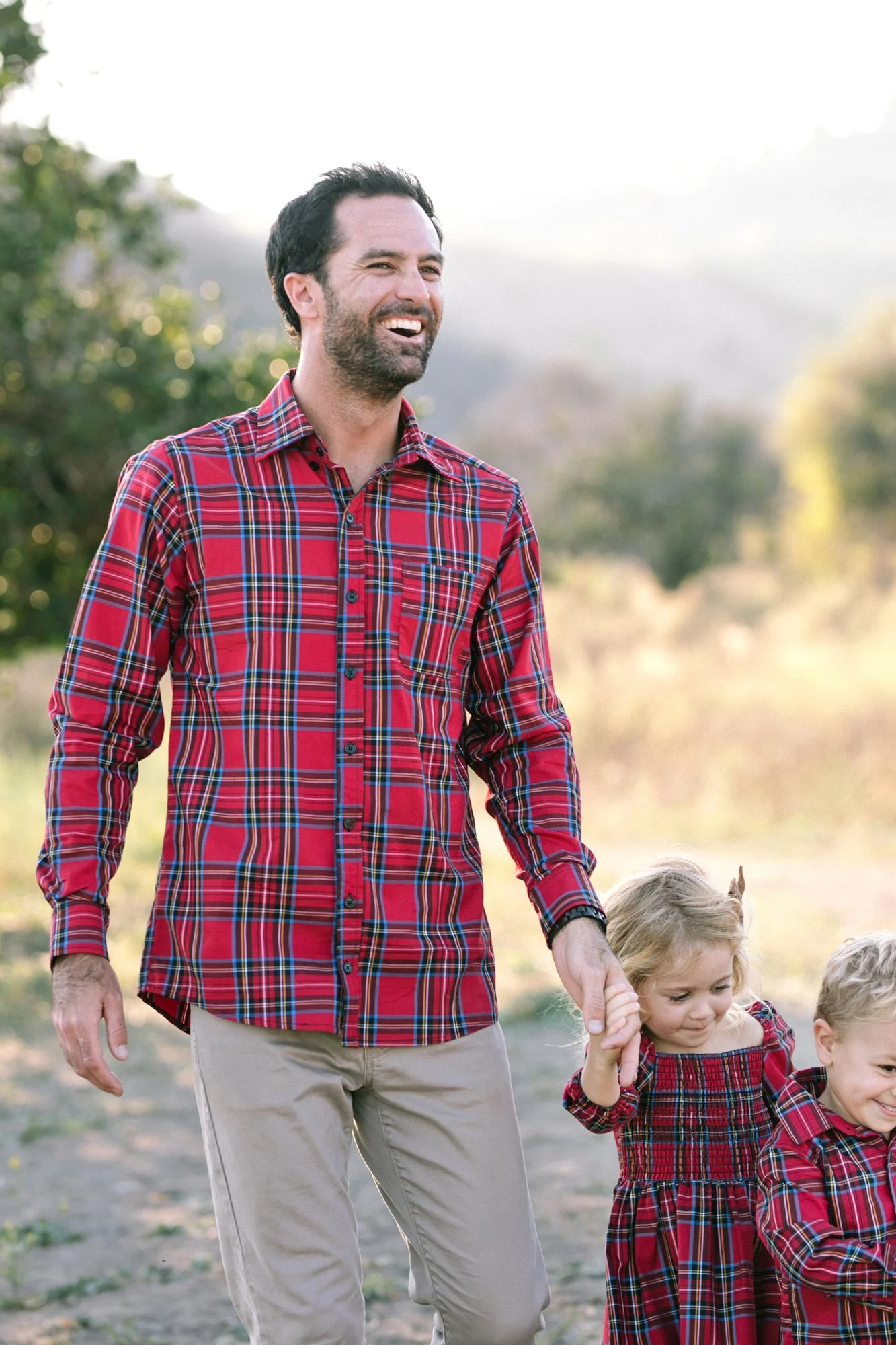 Plaid Buttoned Men's Shirt