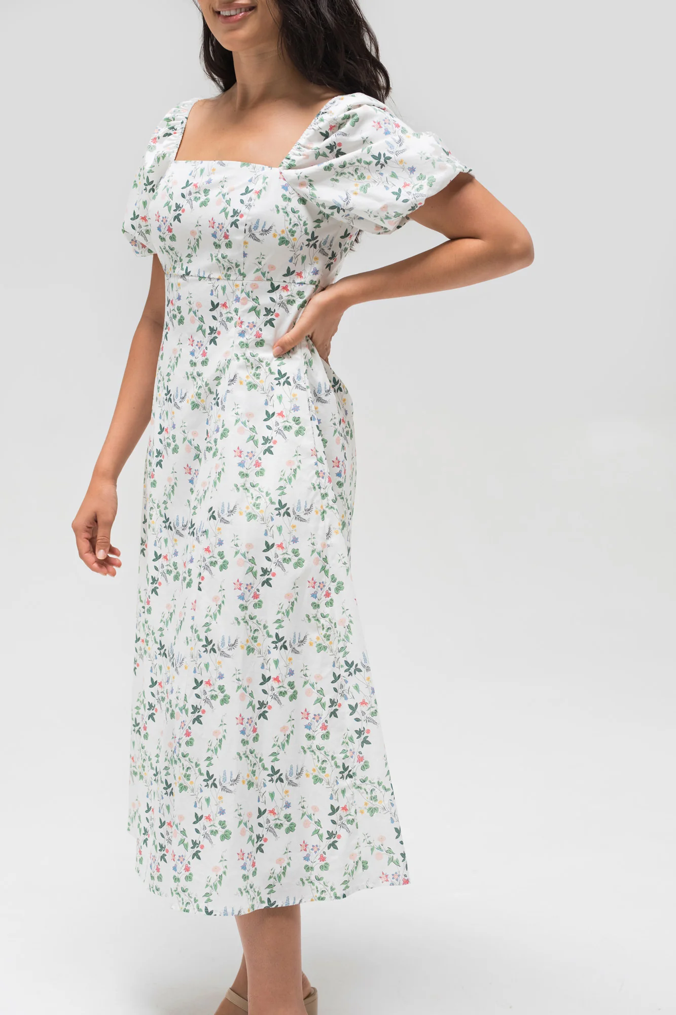 Delilah Floral Midi Dress