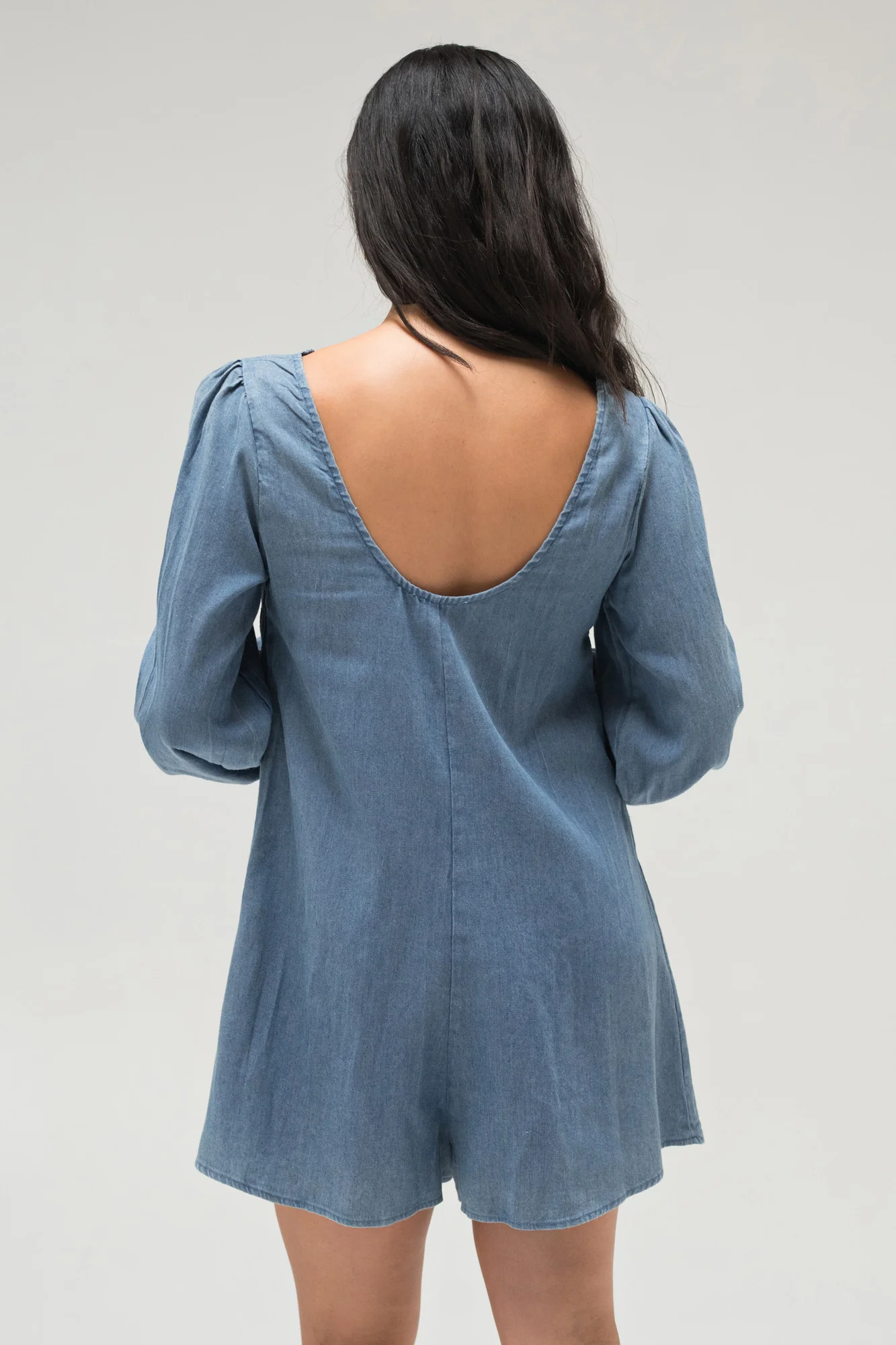 Puff Sleeve Romper