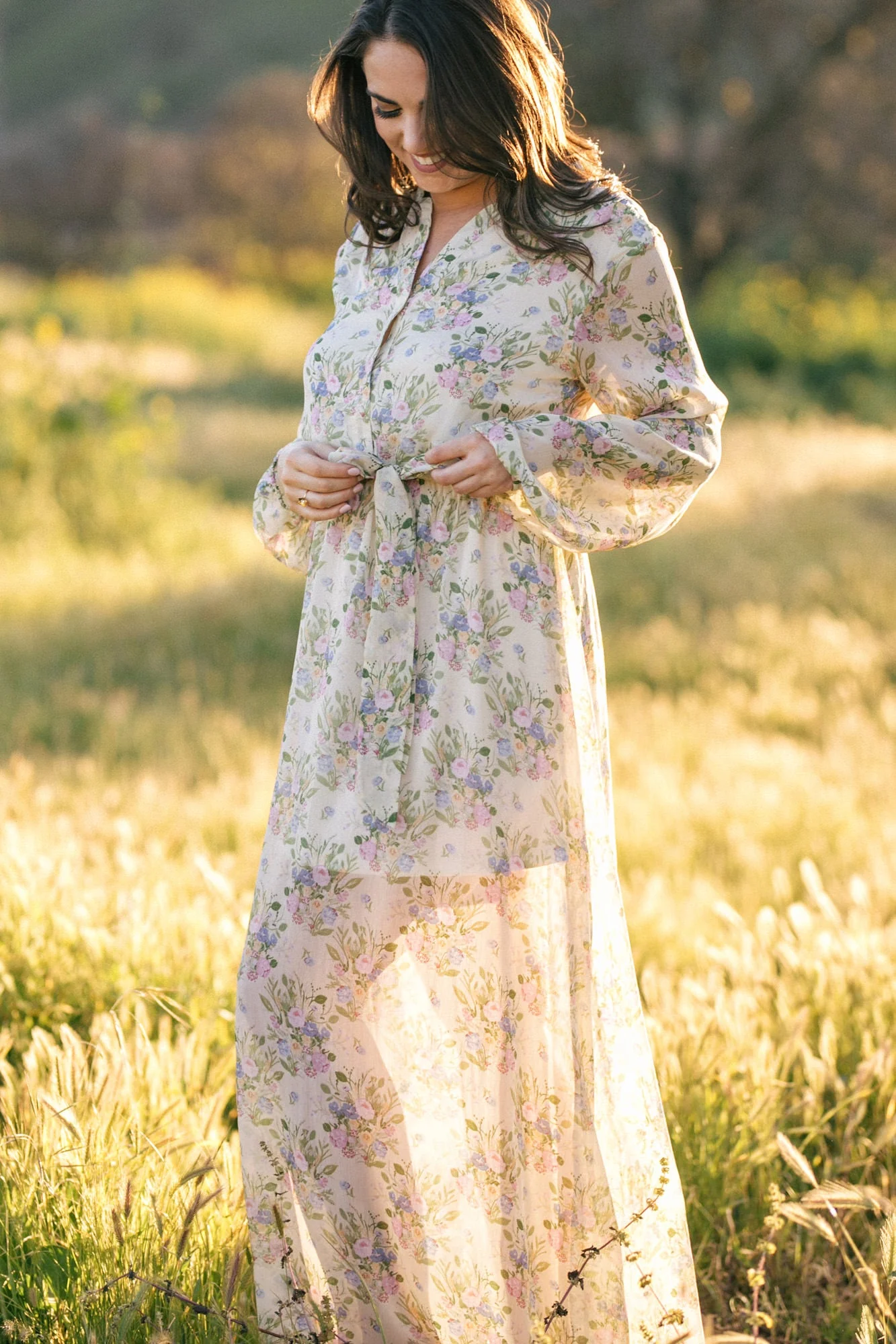 Norah Buttoned Maxi Dress