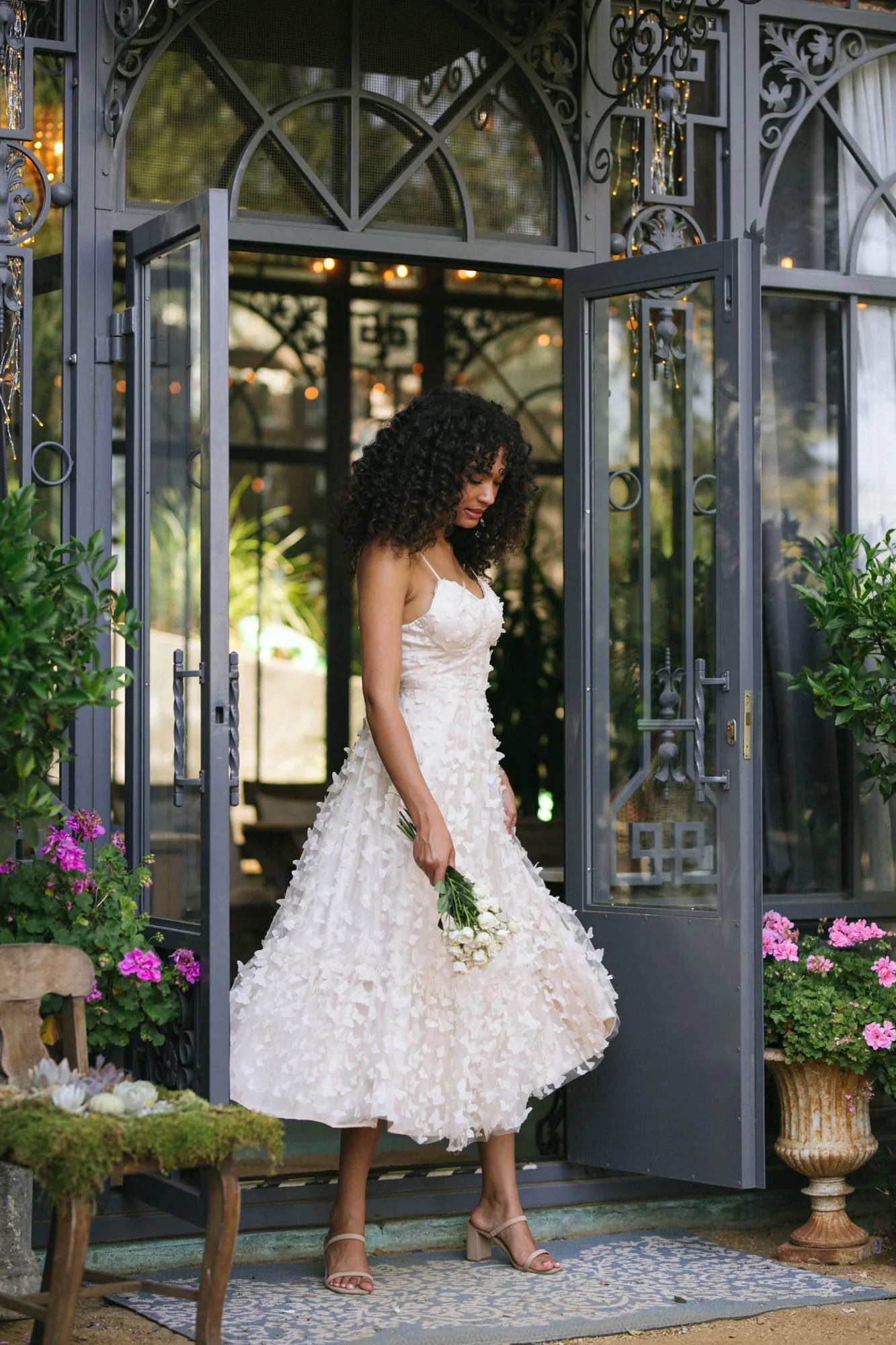 Butterfly Mesh Dress