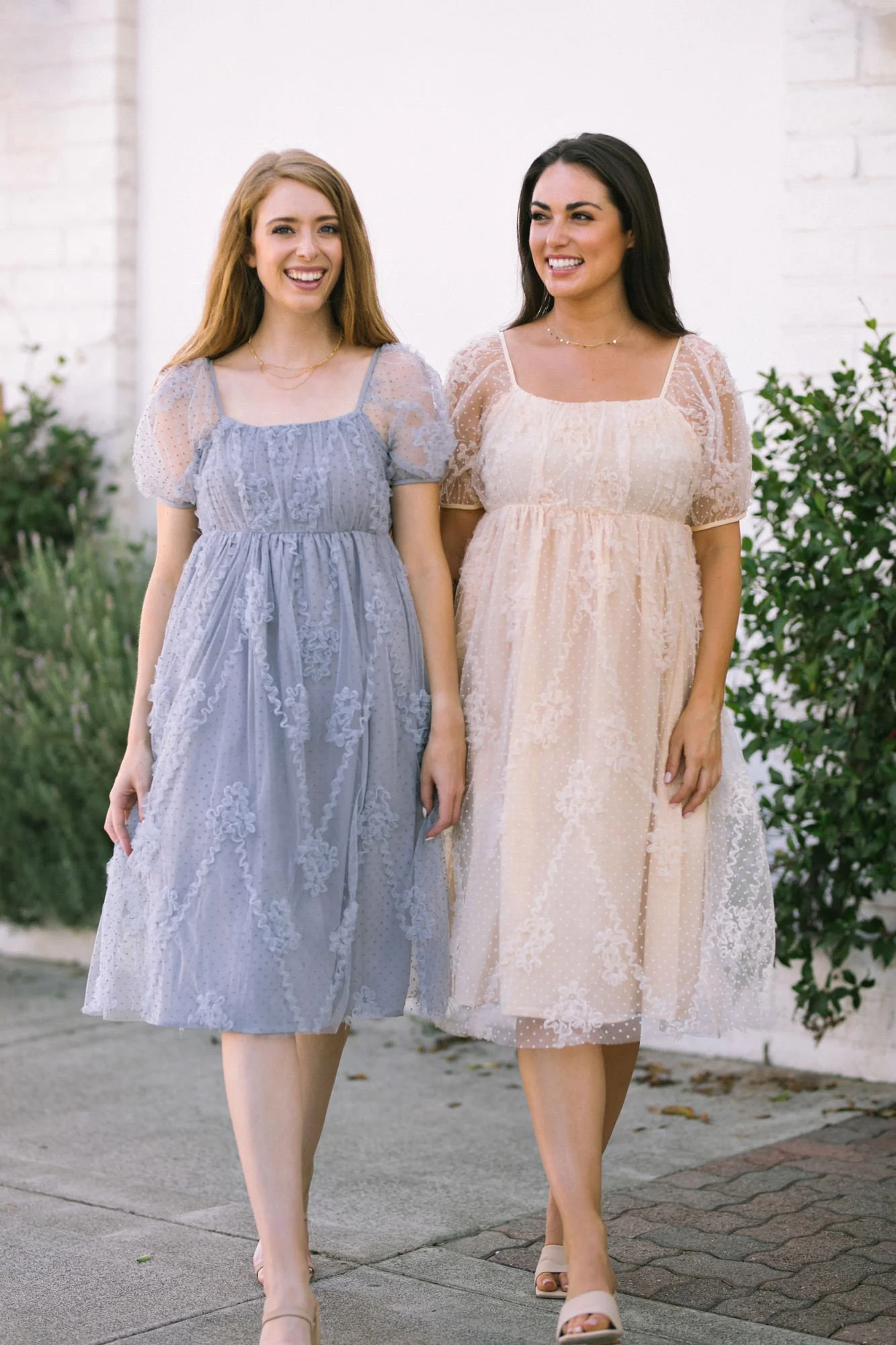 Gwen Dotted Tulle Dress