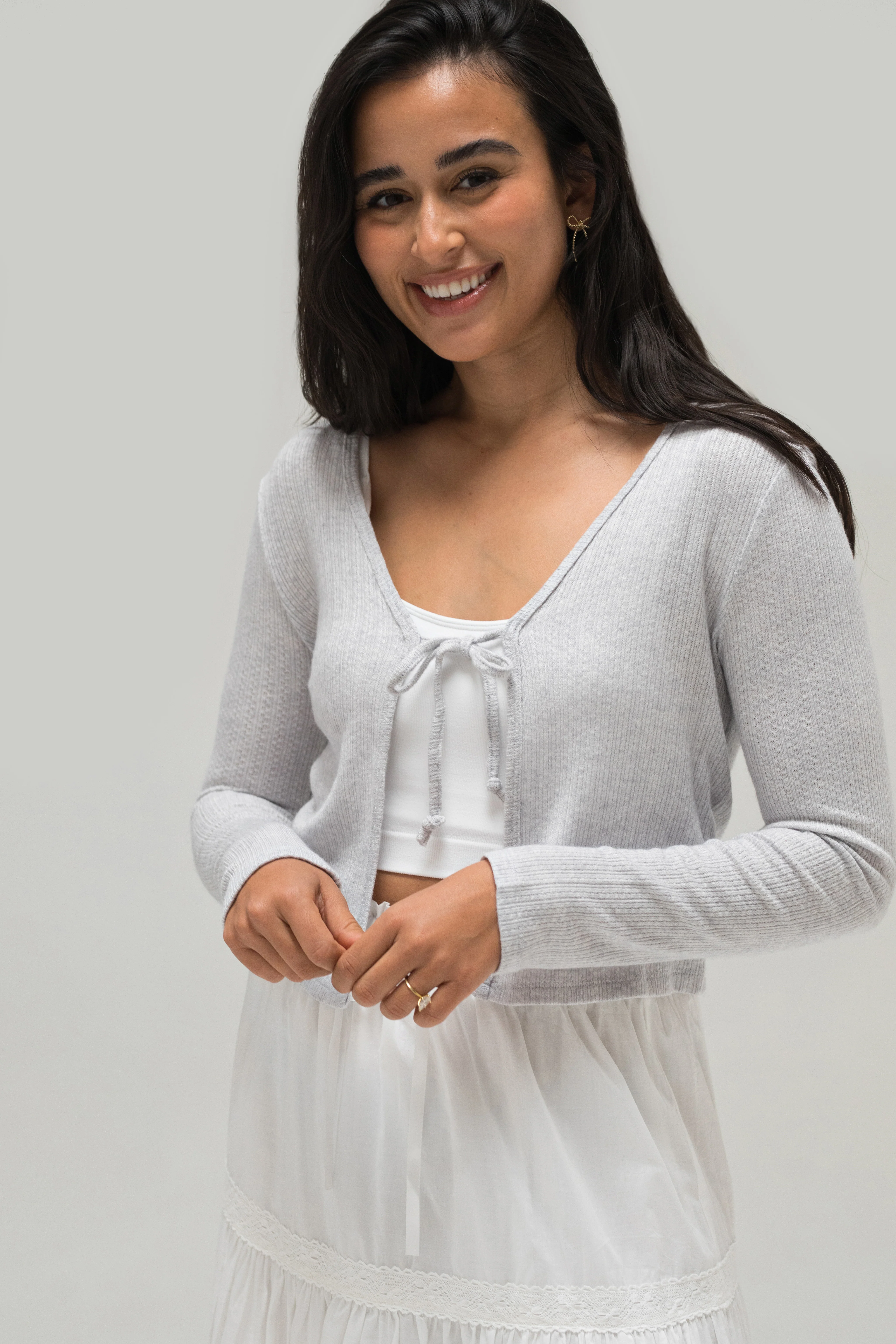 Fabiola Tie Front Top