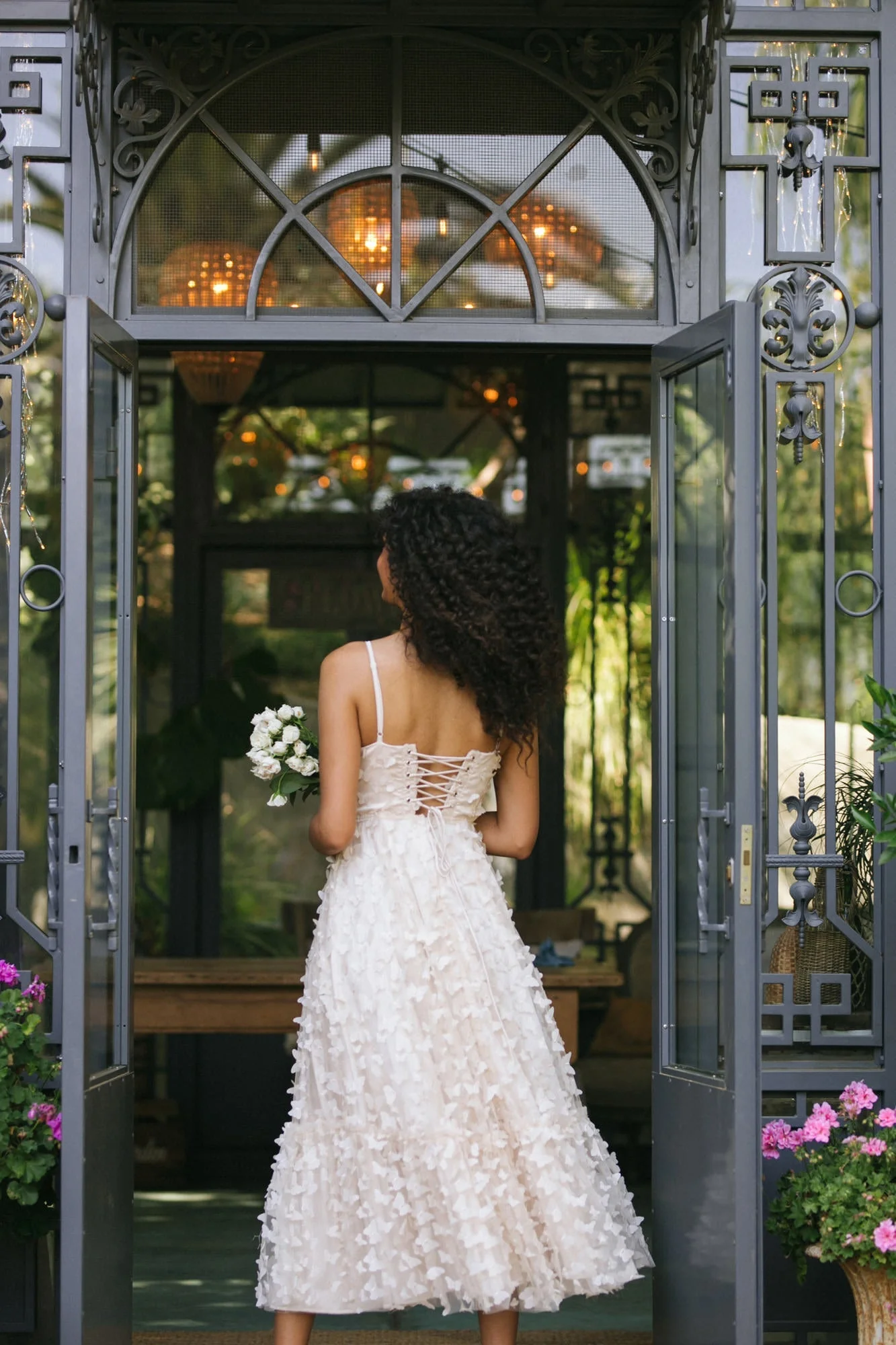 Butterfly Mesh Dress