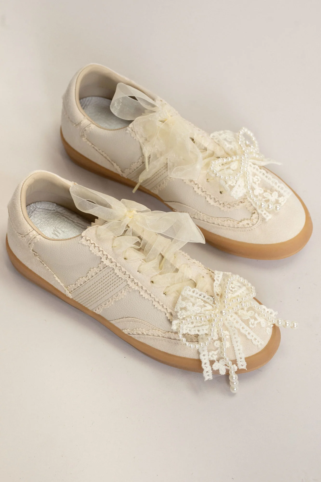 Lace Tulle Sneakers