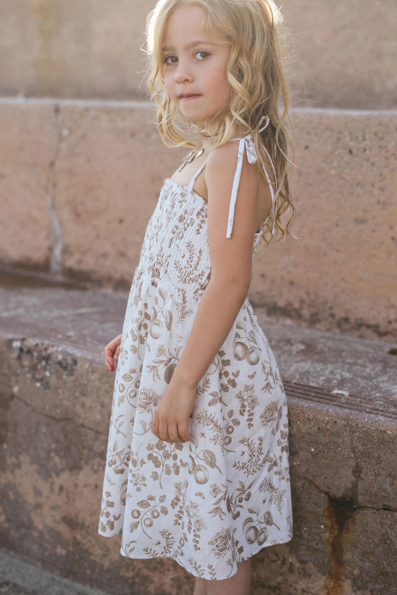 Kids Mae Smocked Dress