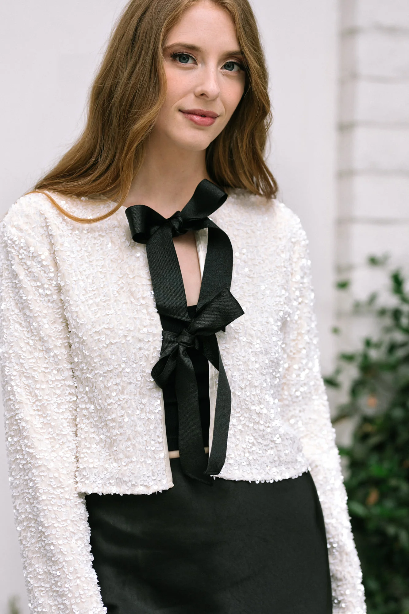 Sequin Bow Jacket
