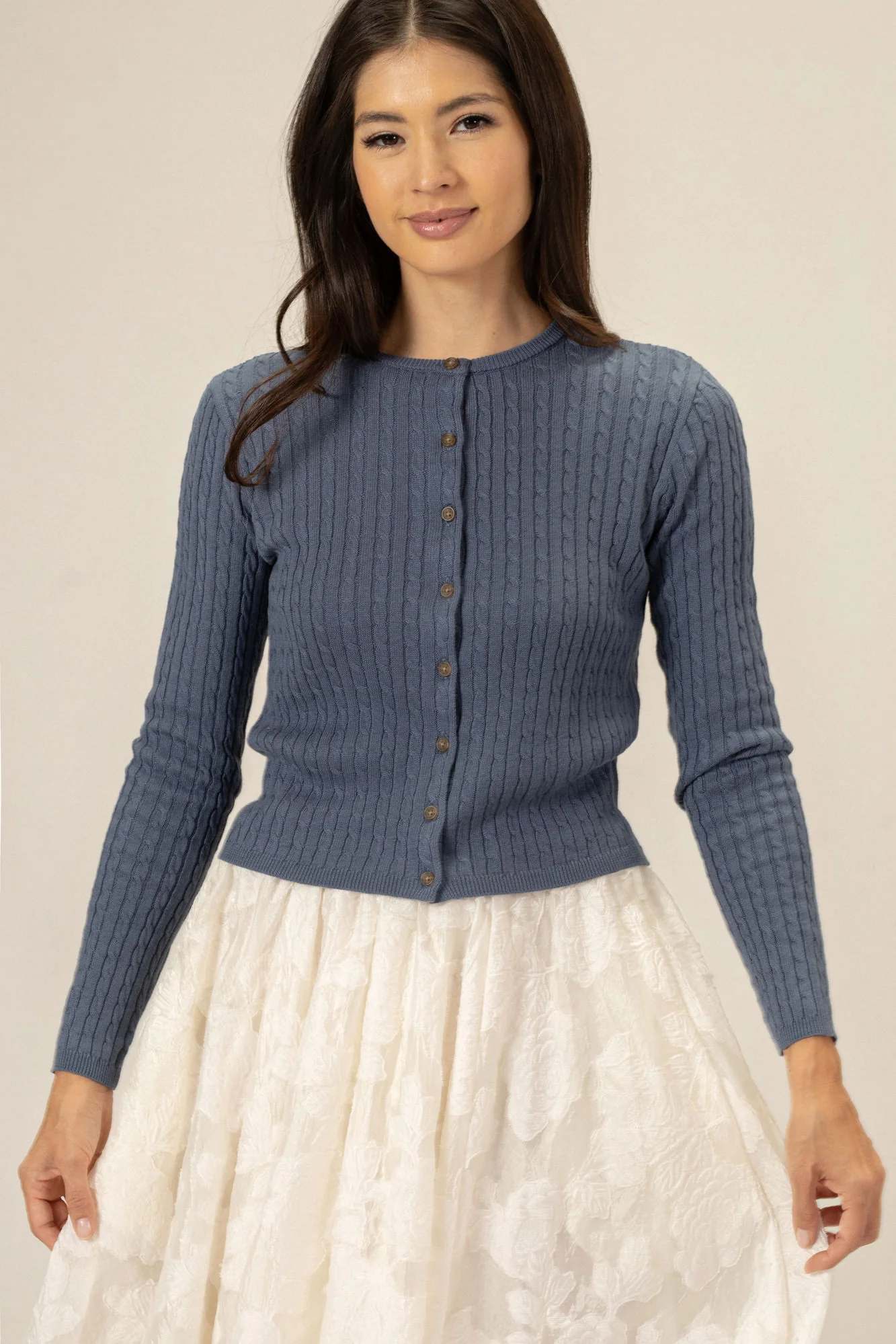 Helen Cable Knit Cardigan