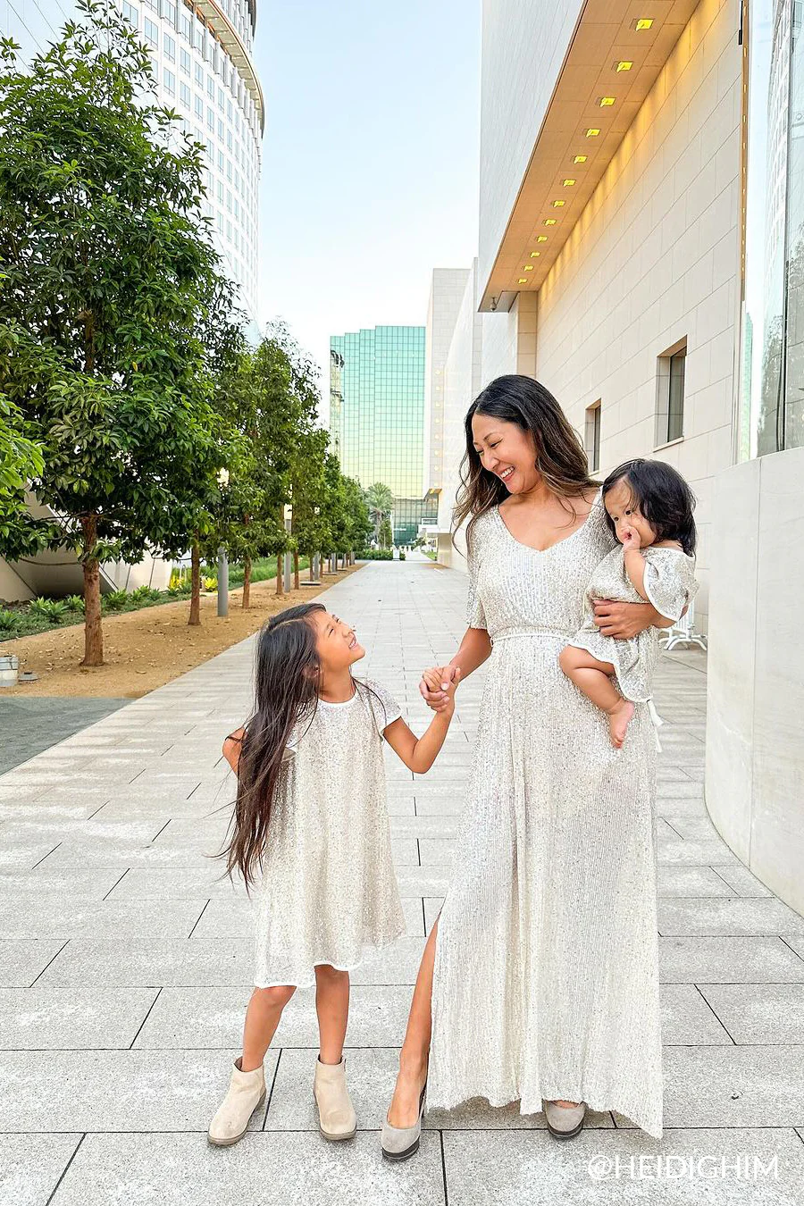 Silver Sequin Maxi Dress
